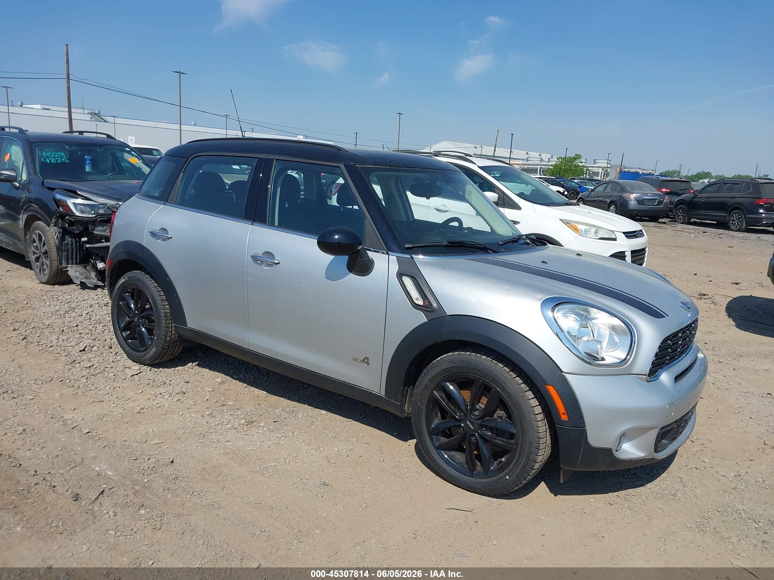 2014 MINI Countryman S, VIN WMWZC5C54EWP40736 — Hail