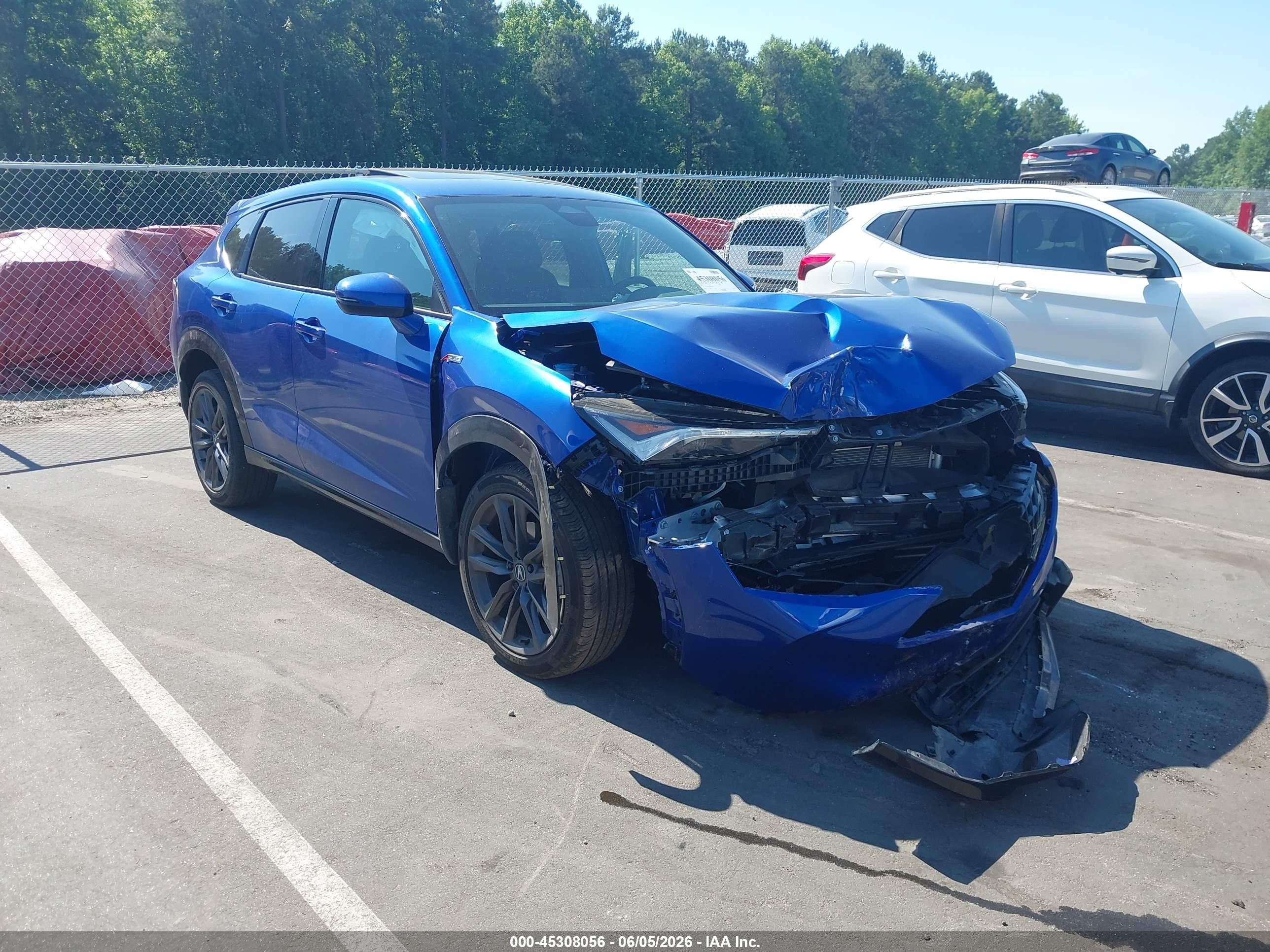 2025 Acura ADX w/A-Spec Package, VIN 3HDSA2H55SM703917 — Front end