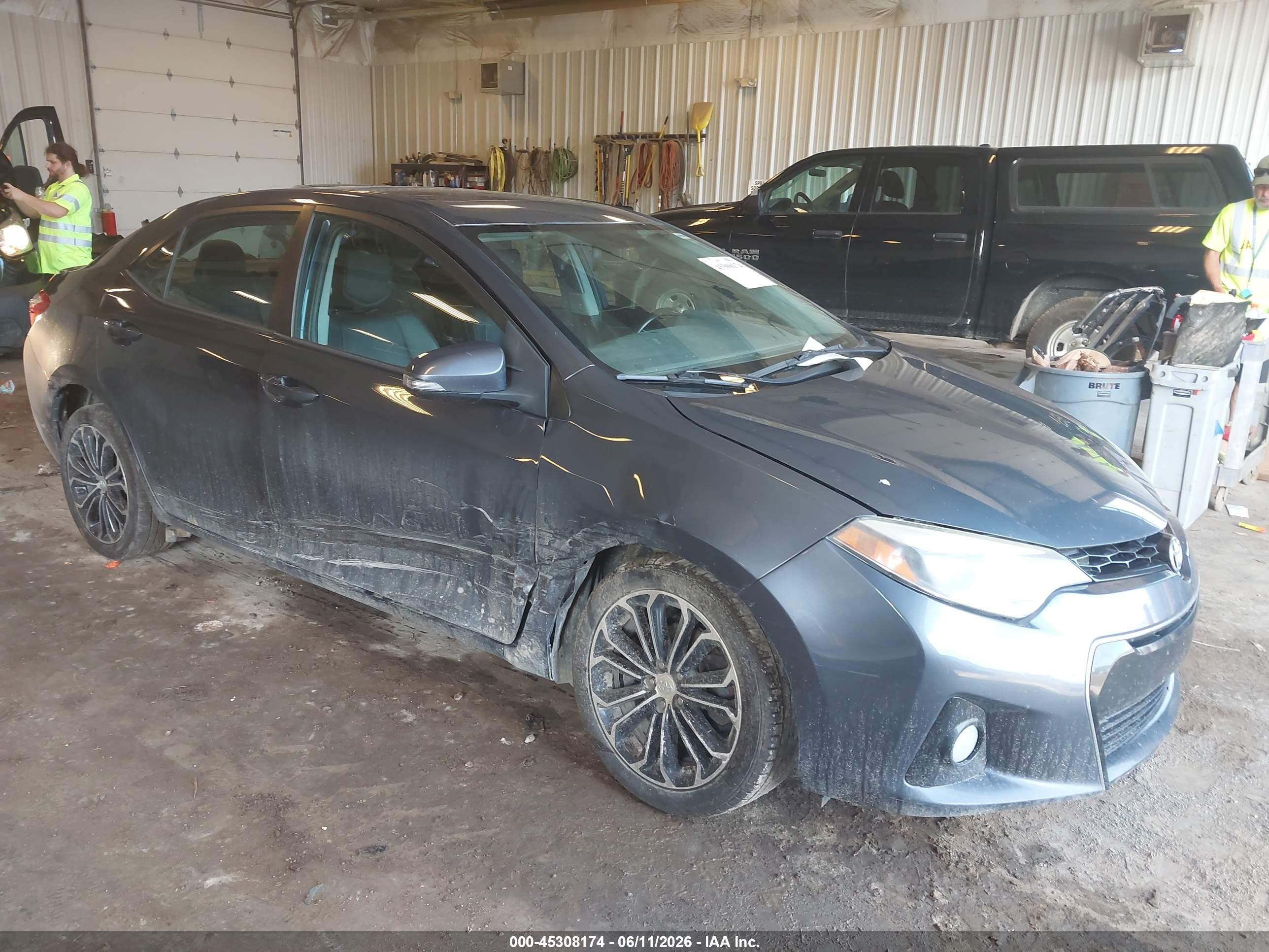 2016 Toyota Corolla S Plus, VIN 5YFBURHEXGP480887 — Side