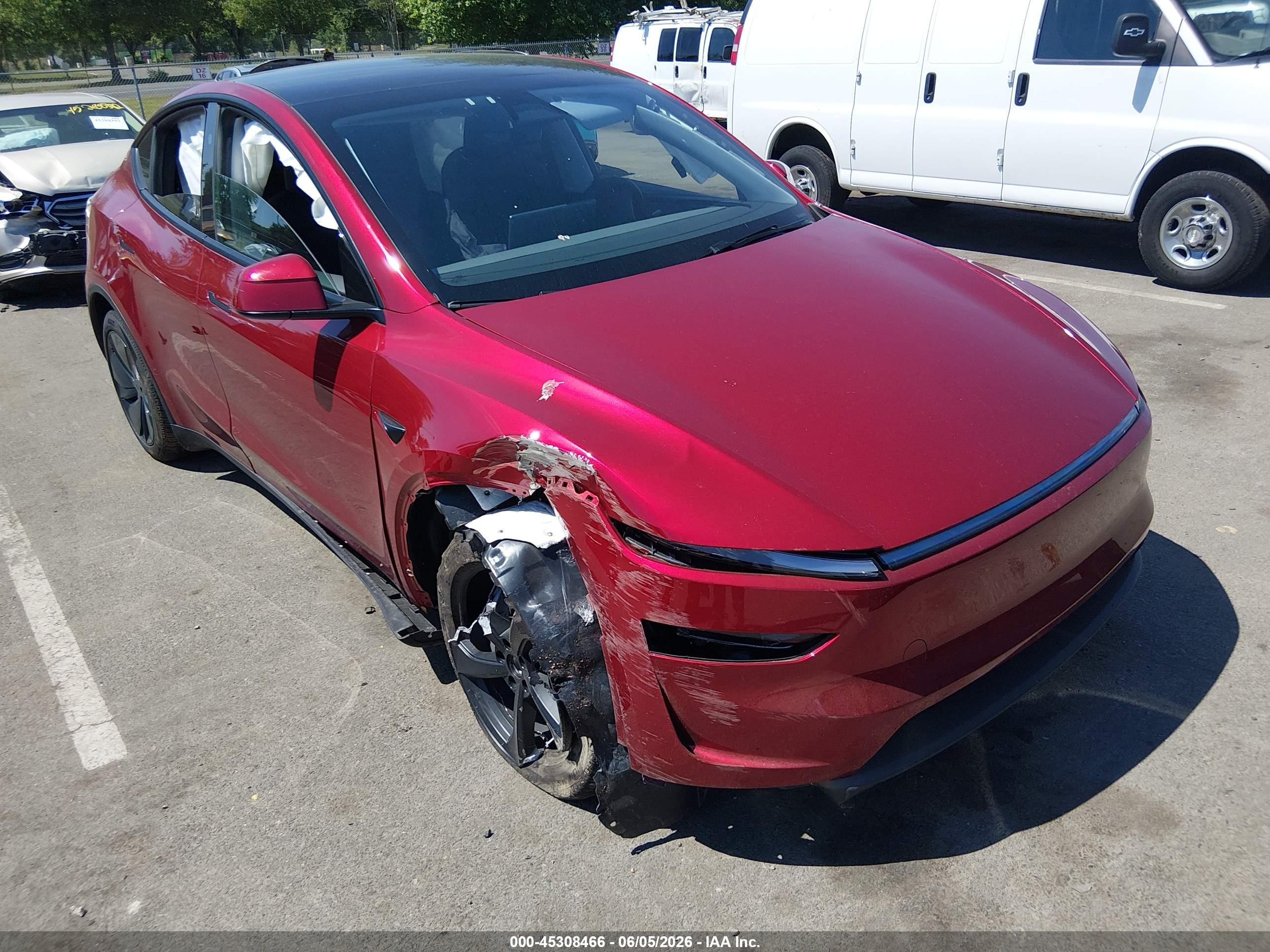 2026 Tesla Model Y Long Range Launch Series, VIN 7SAYGDEE8TA405331 — Side