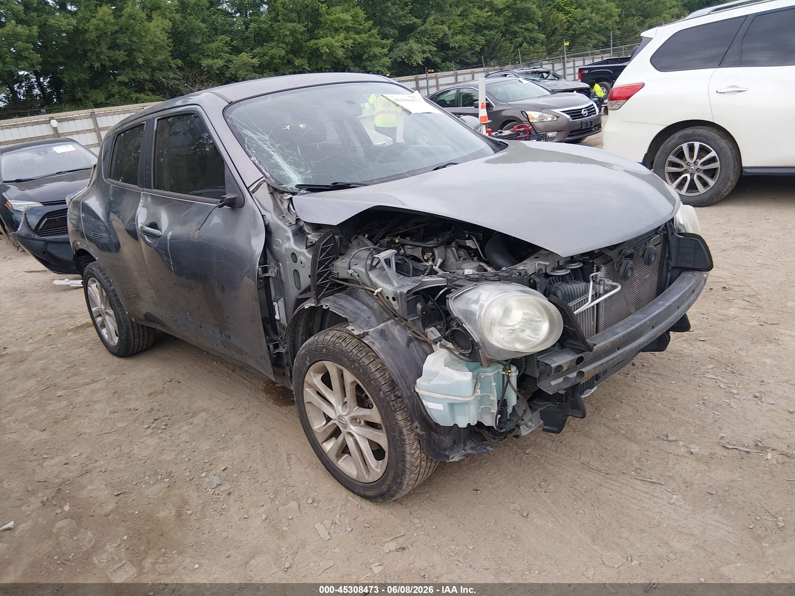 2016 Nissan Juke SV, VIN JN8AF5MR9GT606581 — Rollover