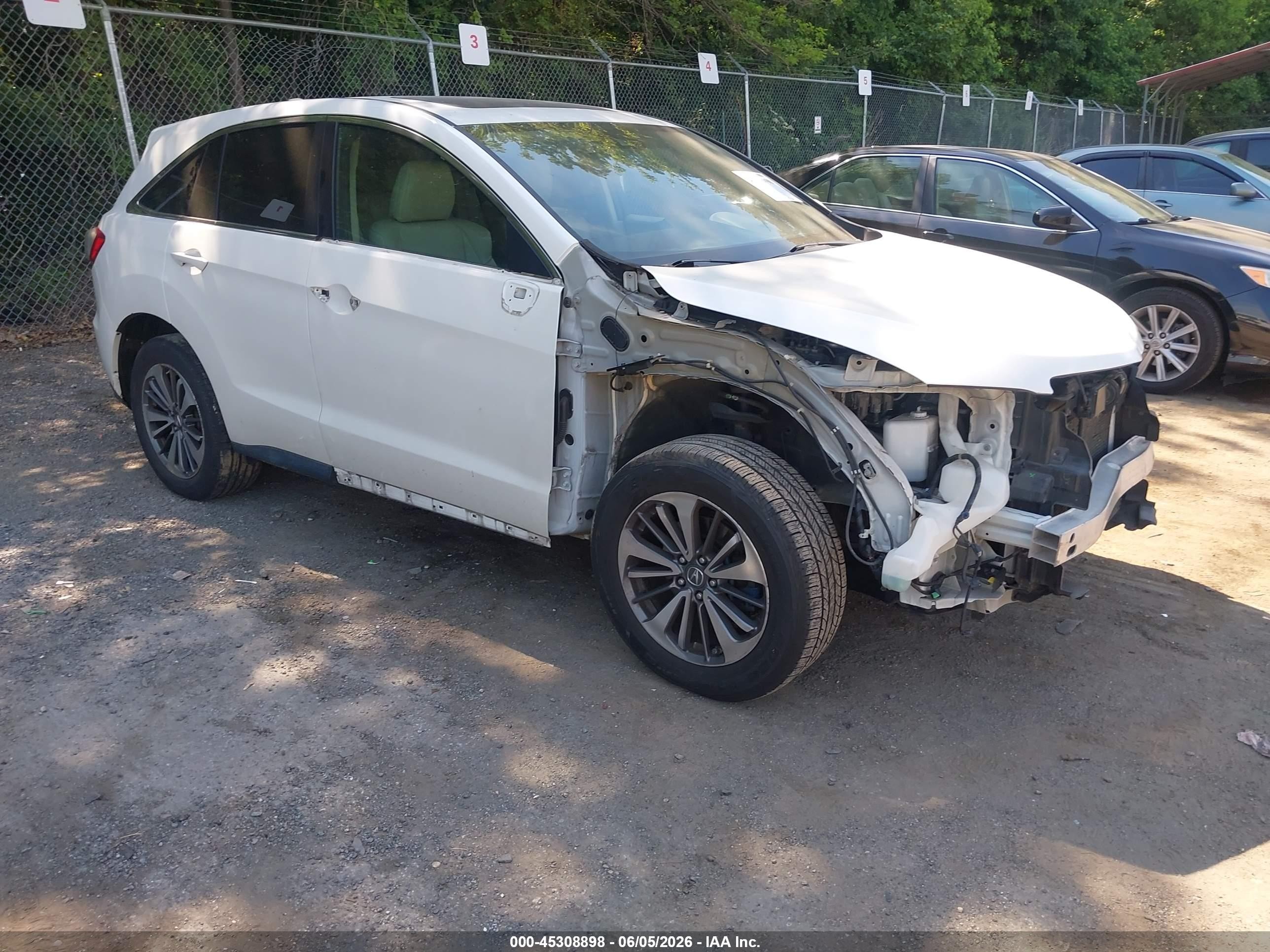 2016 Acura RDX Advance, VIN 5J8TB4H79GL000458 — Front end