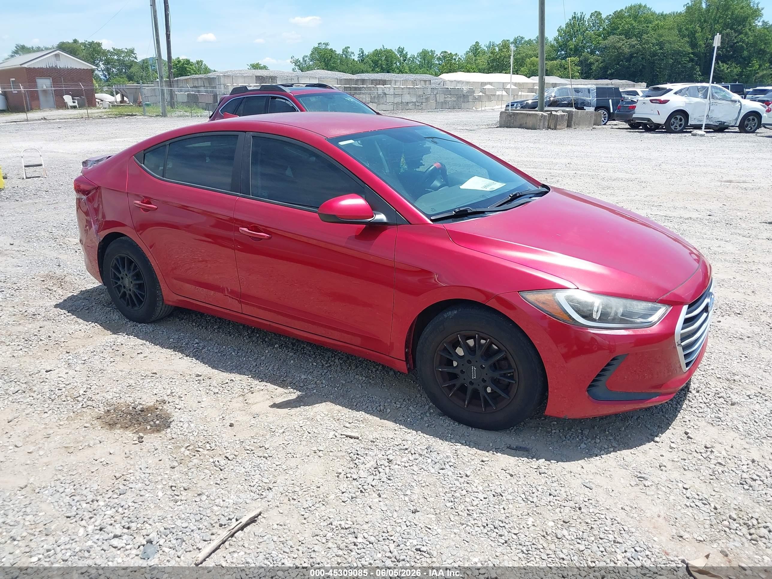 2017 Hyundai Elantra SE, VIN 5NPD74LF7HH108098 — Rear end