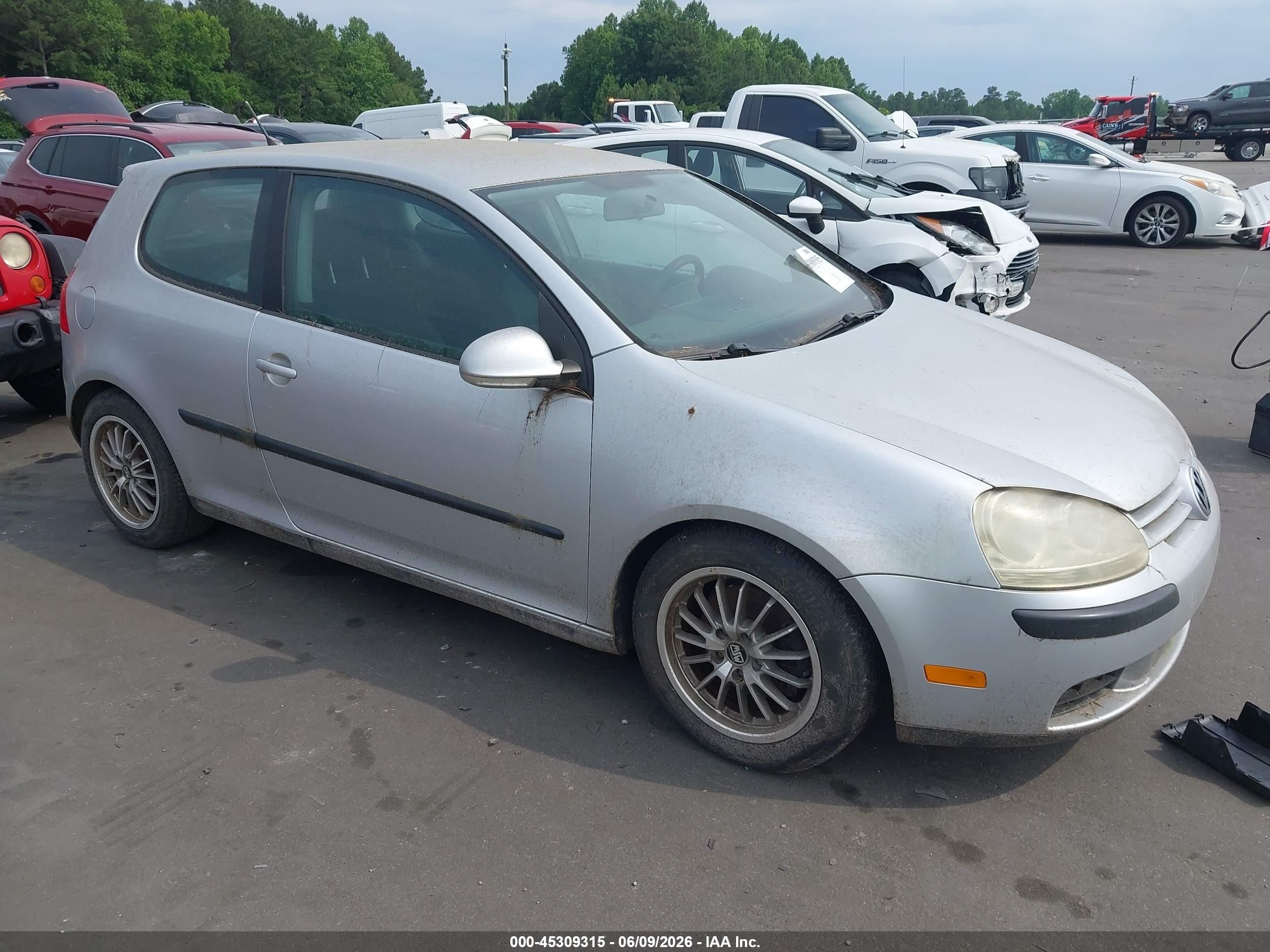 2006 Volkswagen Rabbit, VIN WVWAR71K16W195549 — Normal wear