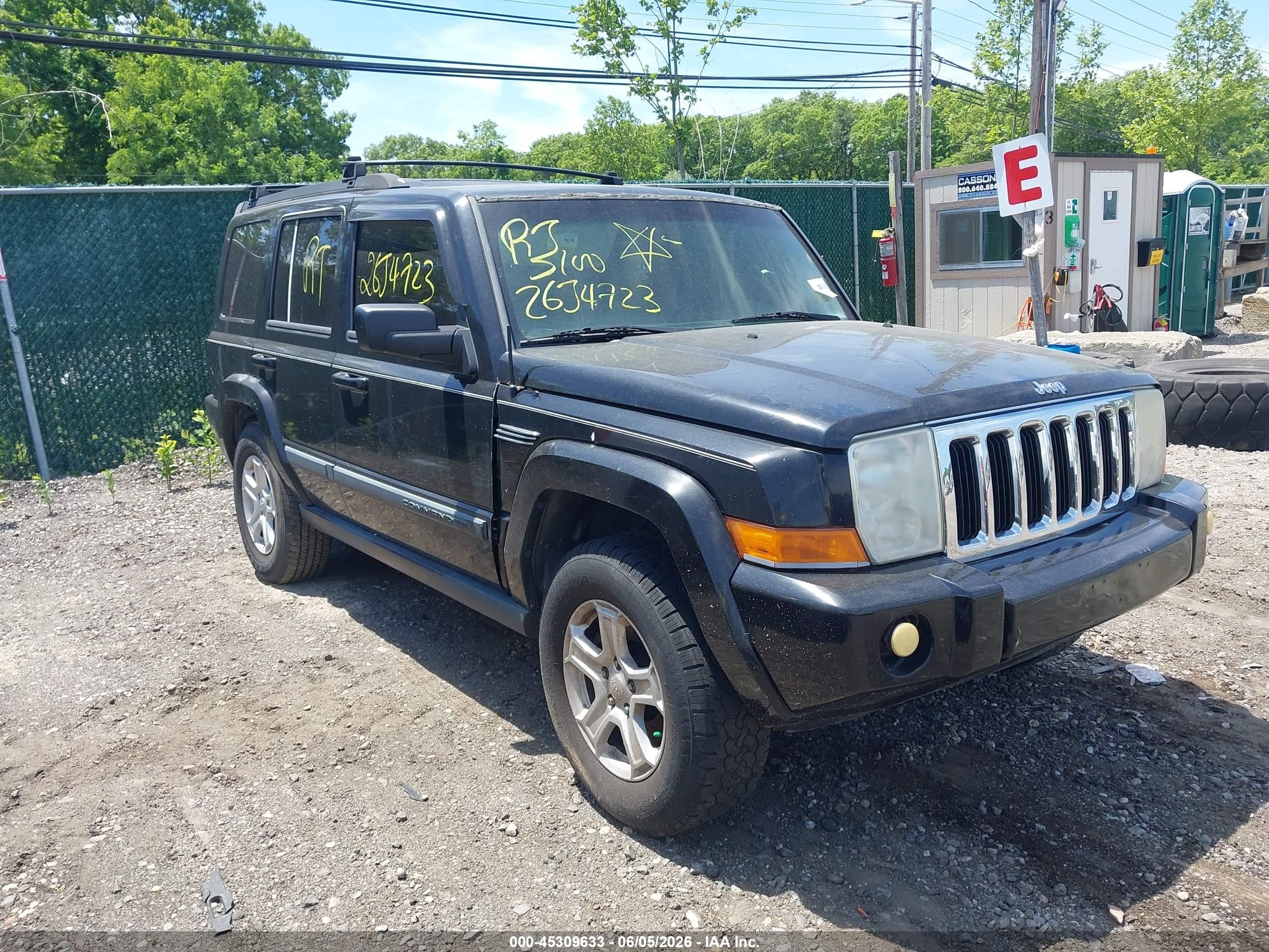 2008 Jeep Commander Sport, VIN 1J8HG48K38C166530 — Front end