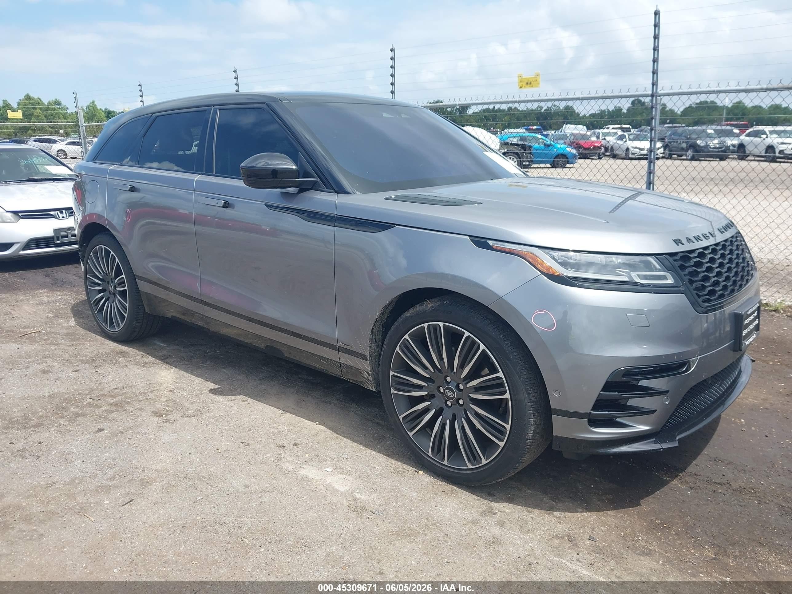 2021 Land Rover Range Rover Velar R-Dynamic S, VIN SALYT2EX6MA322131 — Rear end
