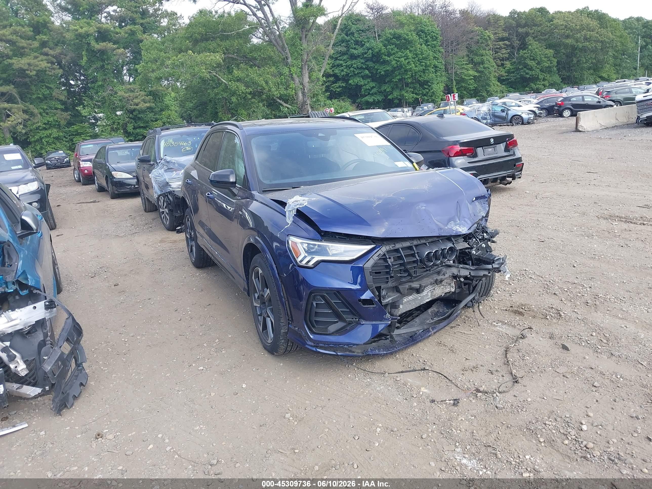 2025 Audi Q3 S line Premium Plus, VIN WA1EECF33S1042874 — Front end