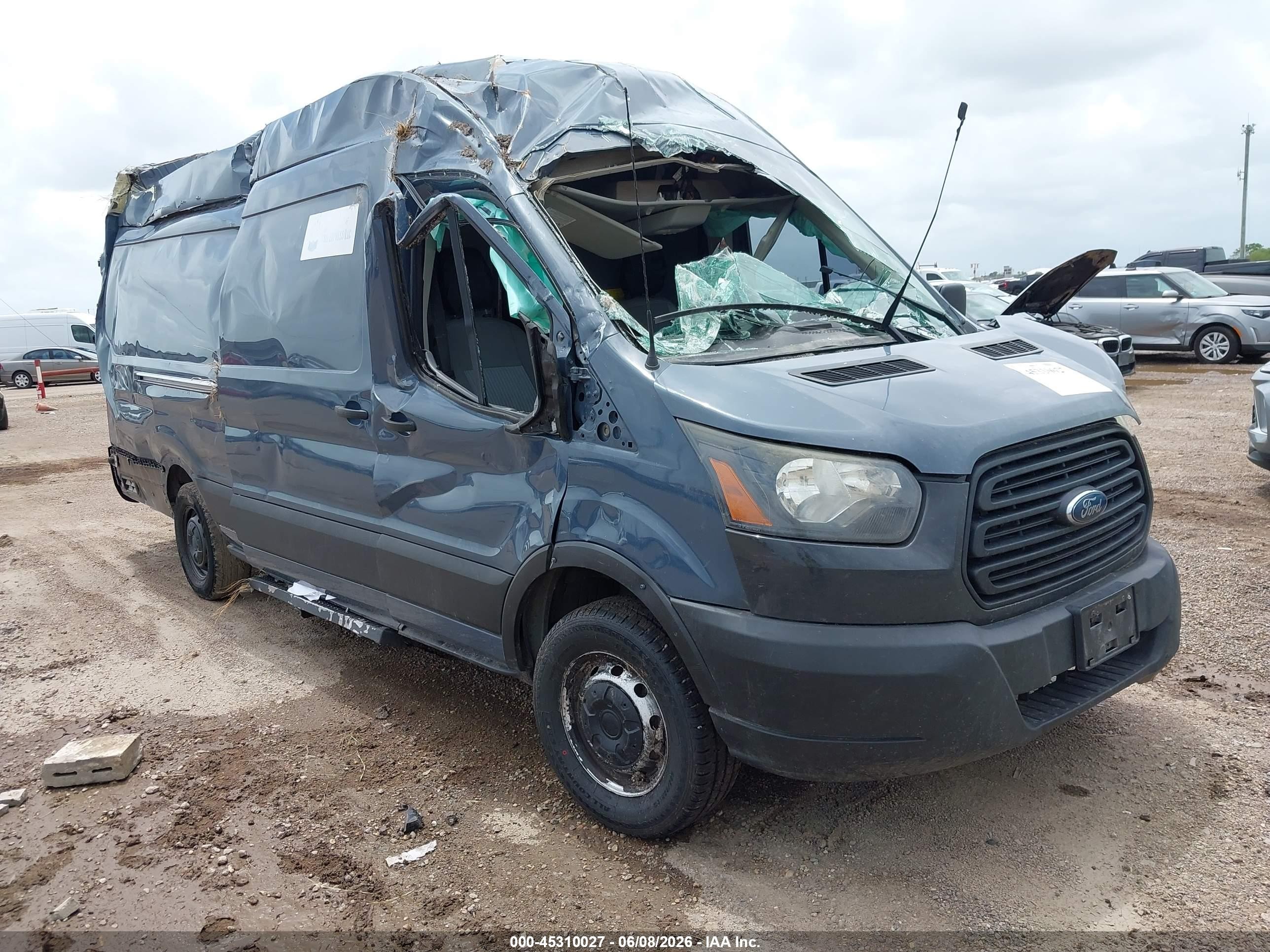 2019 Ford Transit, VIN 1FTYR3XM4KKB73305 — Rollover