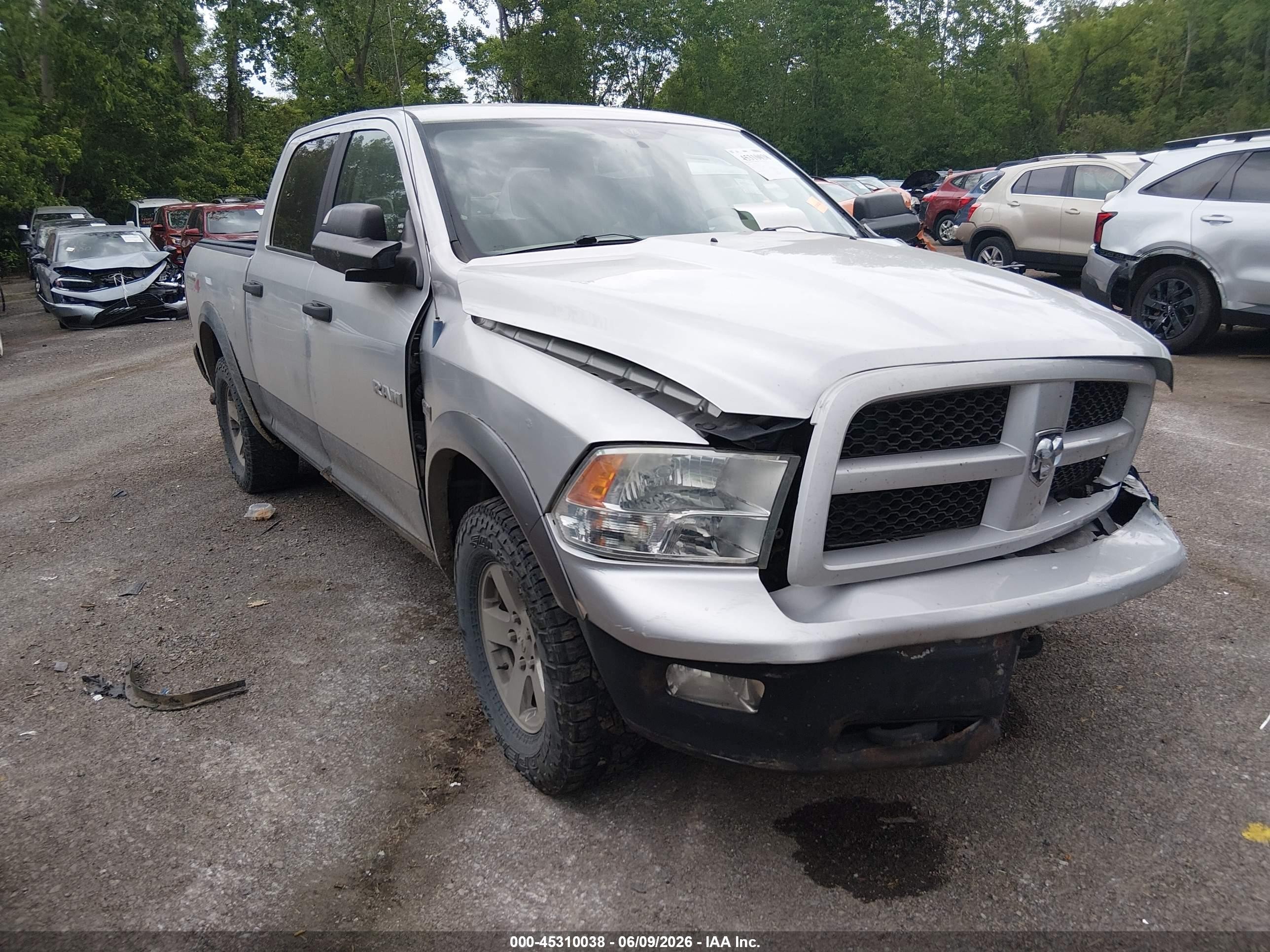 2010 Dodge 1500 Sport, VIN 1D7RV1CT7AS216959 — Бок