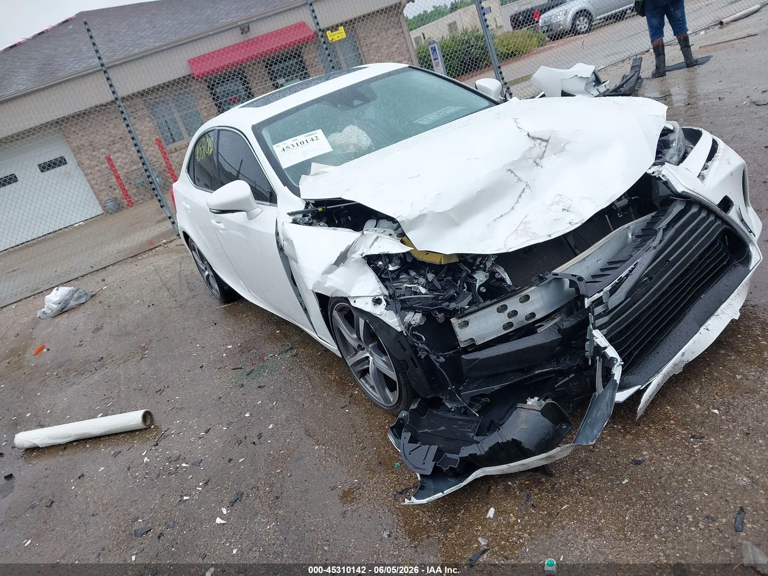 2019 Lexus IS 300 F Sport, VIN JTHC81D27K5040216 — Front end