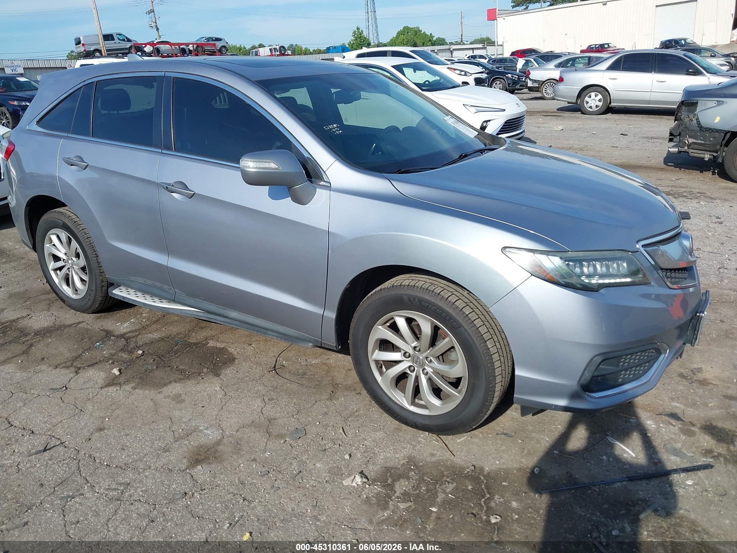 2016 Acura RDX Technology, VIN 5J8TB4H59GL022944 — Rear end