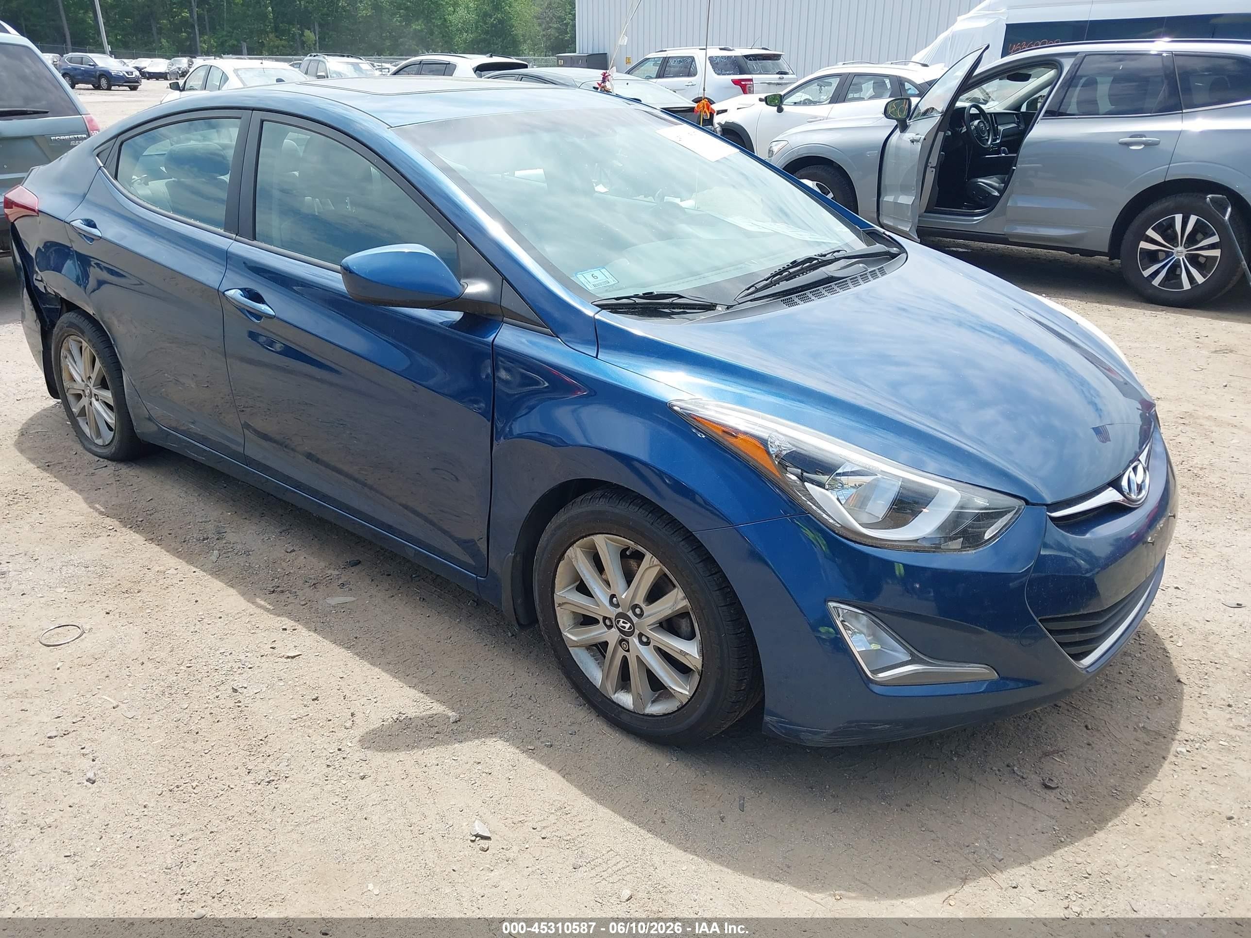 2014 Hyundai Elantra SE, VIN KMHDH4AE5EU049931 — Not stated