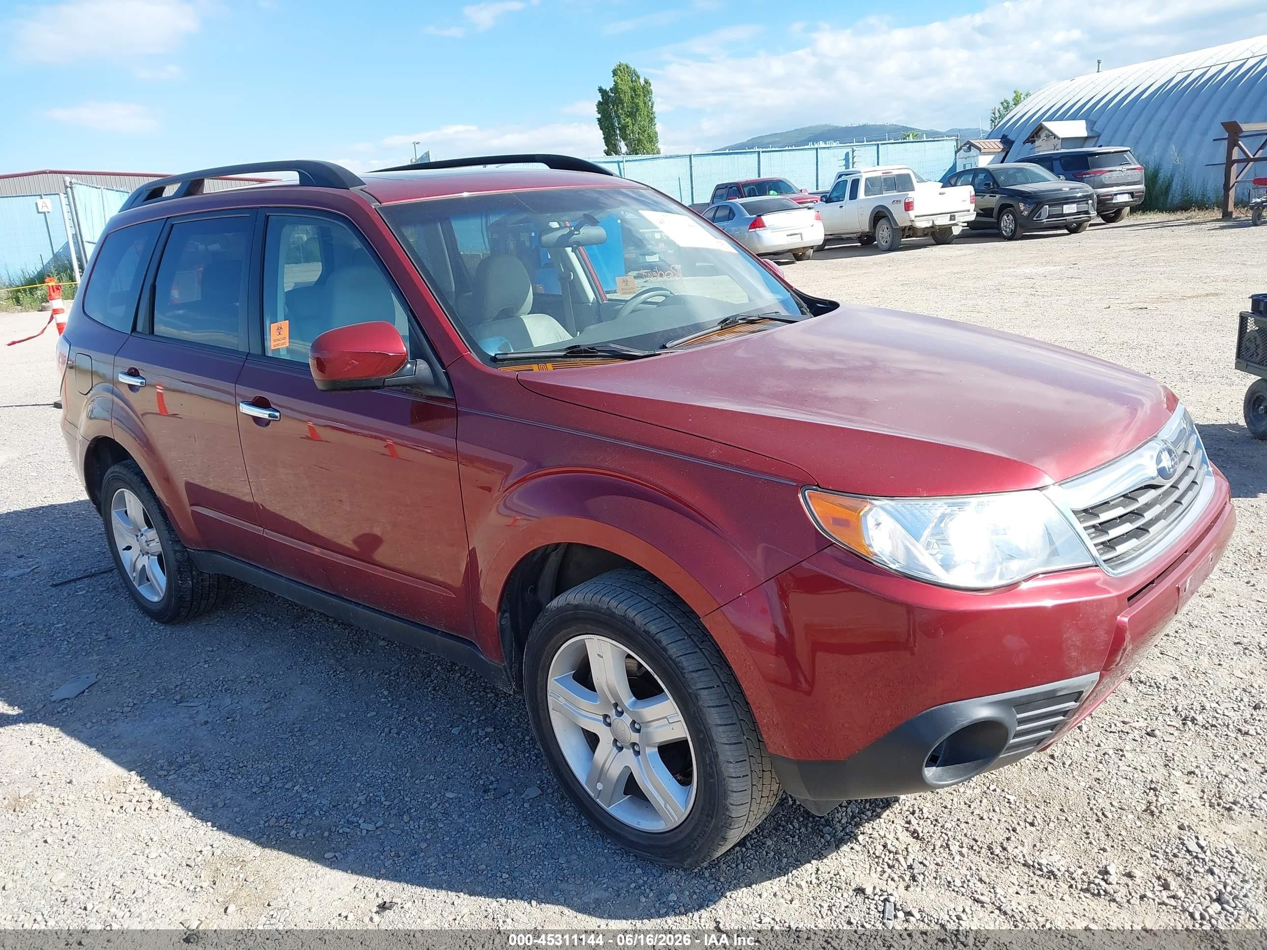 2010 Subaru Forester X Premium, VIN JF2SH6CC9AH769904 — Biohazard / chemical