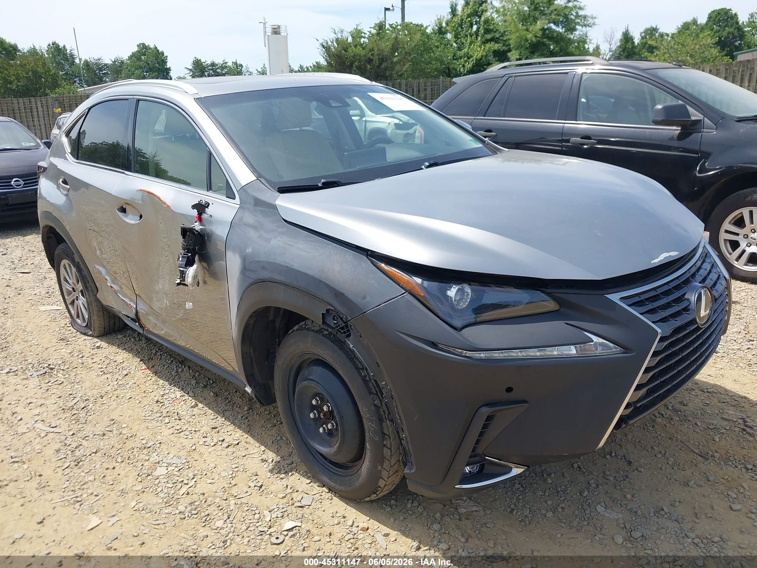 2019 Lexus NX 300, VIN JTJBARBZ9K2210302 — Front end