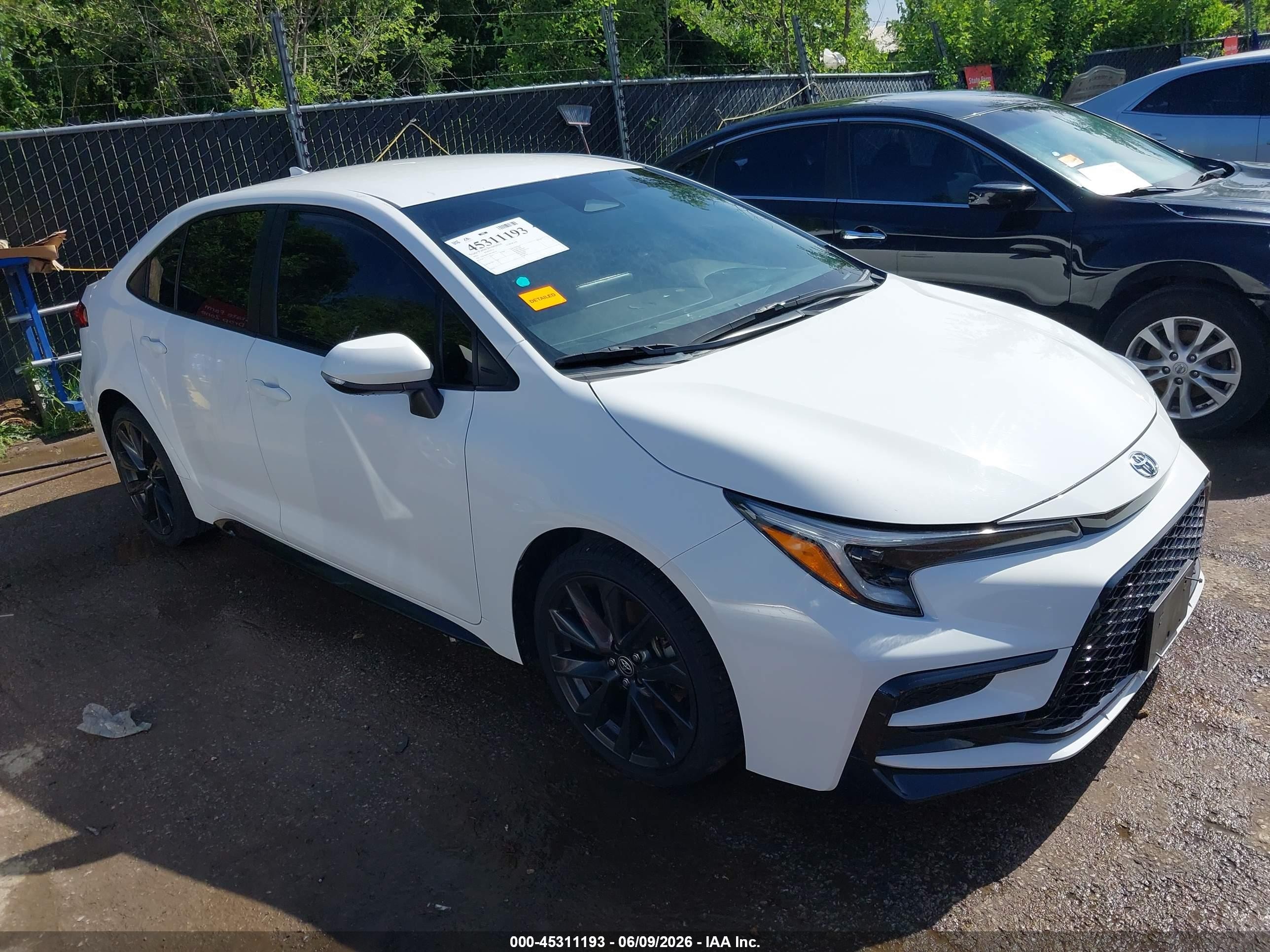 2023 Toyota Corolla SE, VIN JTDS4MCE4PJ100134 — Fresh water flood