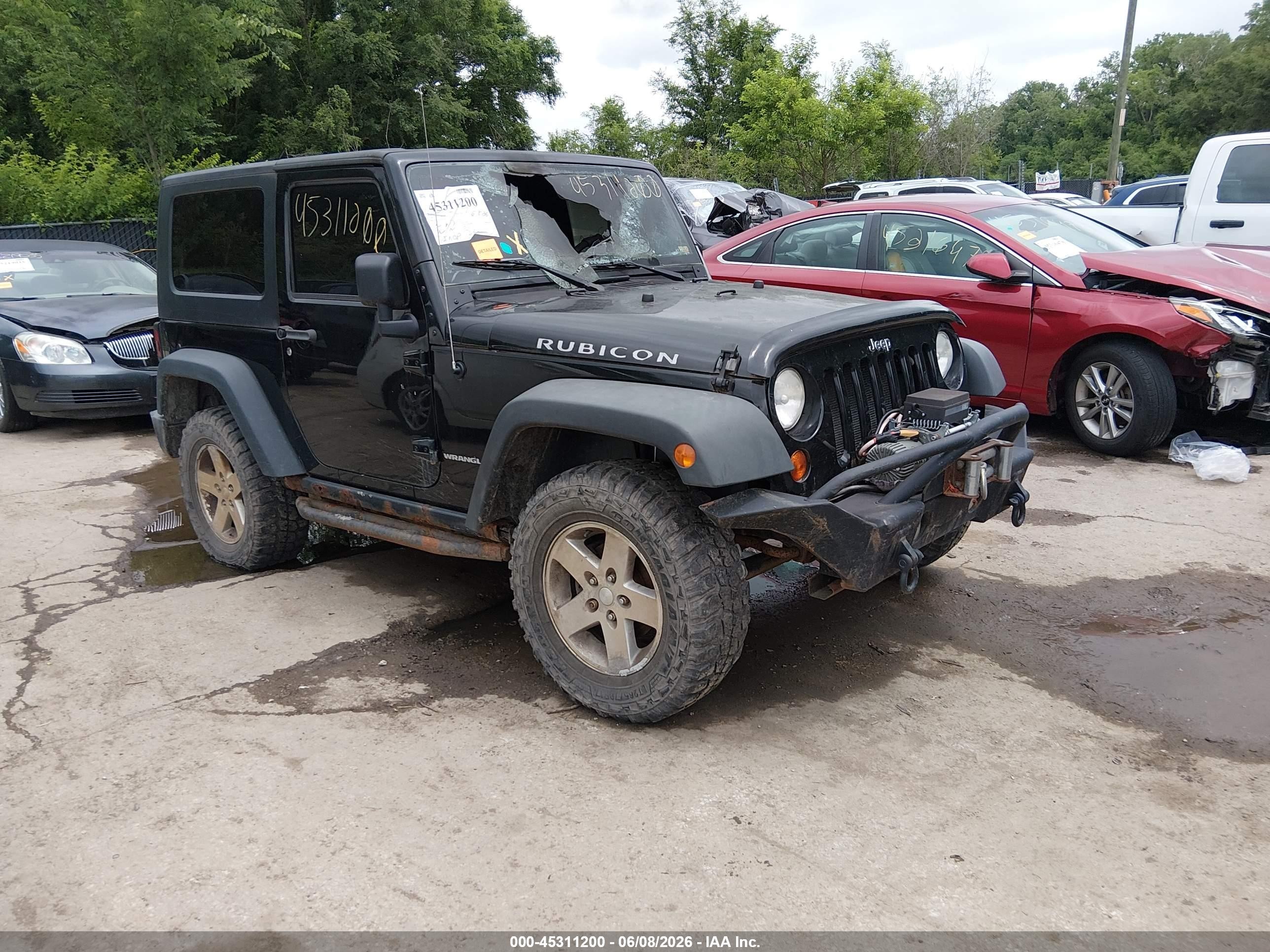 2008 Jeep Wrangler Rubicon, VIN 1J4GA64148L579578 — Interior fire