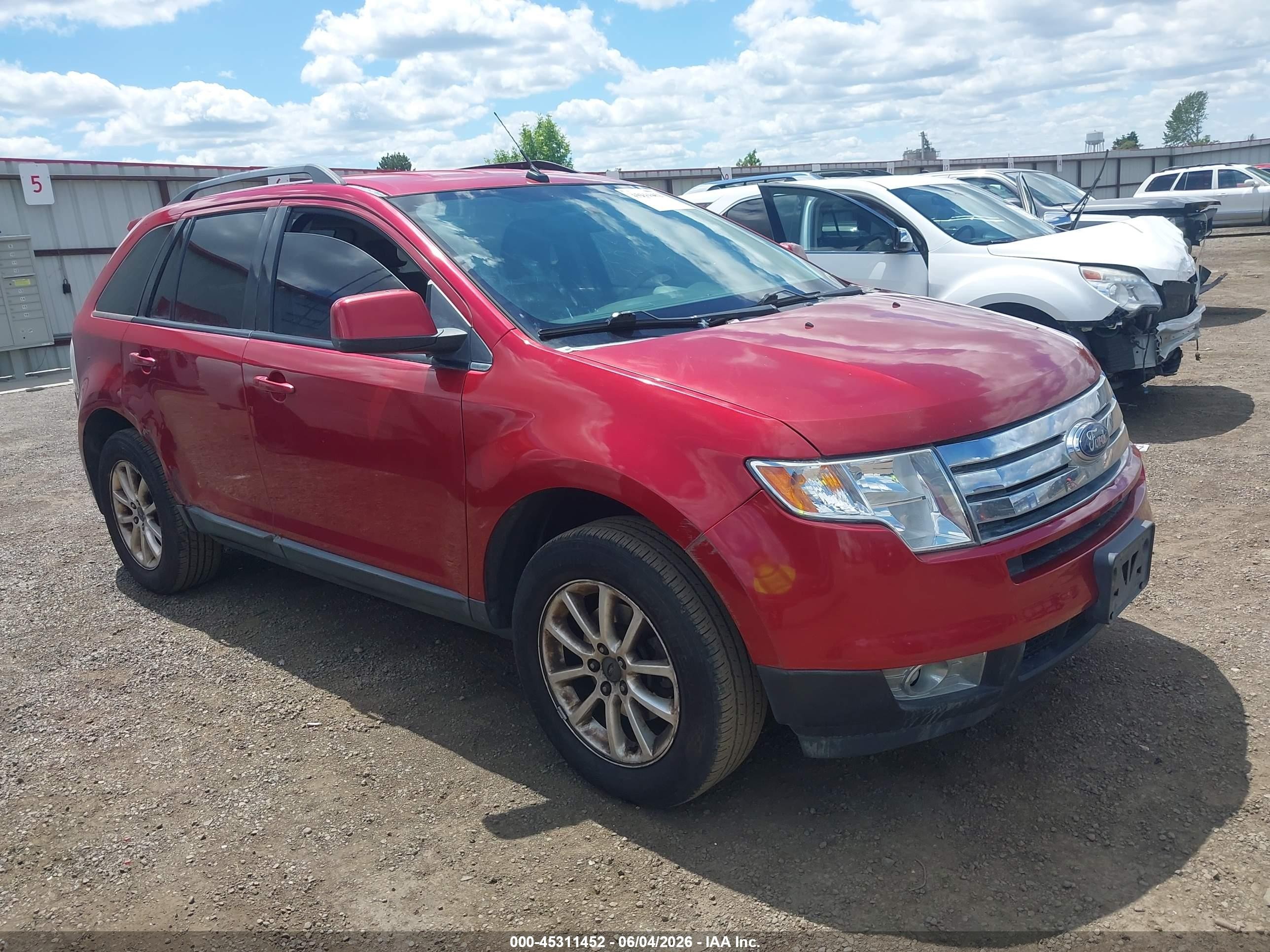 2009 Ford Edge SEL, VIN 2FMDK48C99BA70296 — Burn