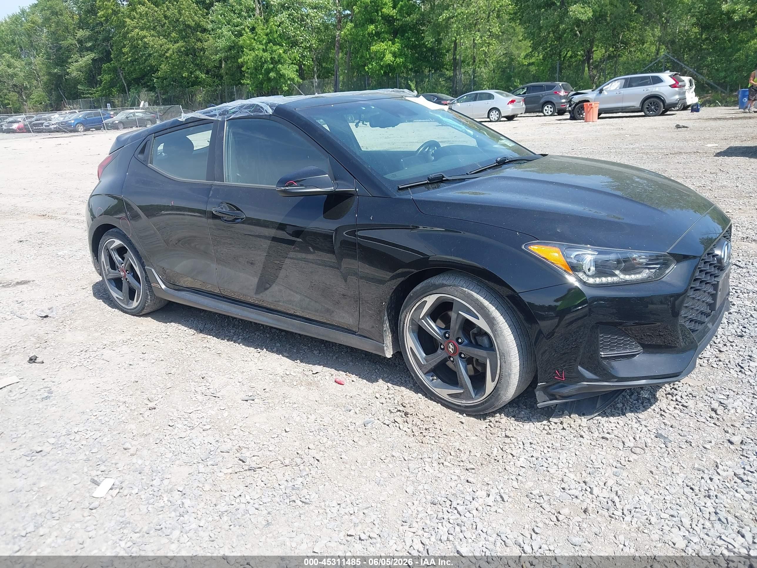 2019 Hyundai Veloster Turbo, VIN KMHTH6AB5KU013875 — Roof