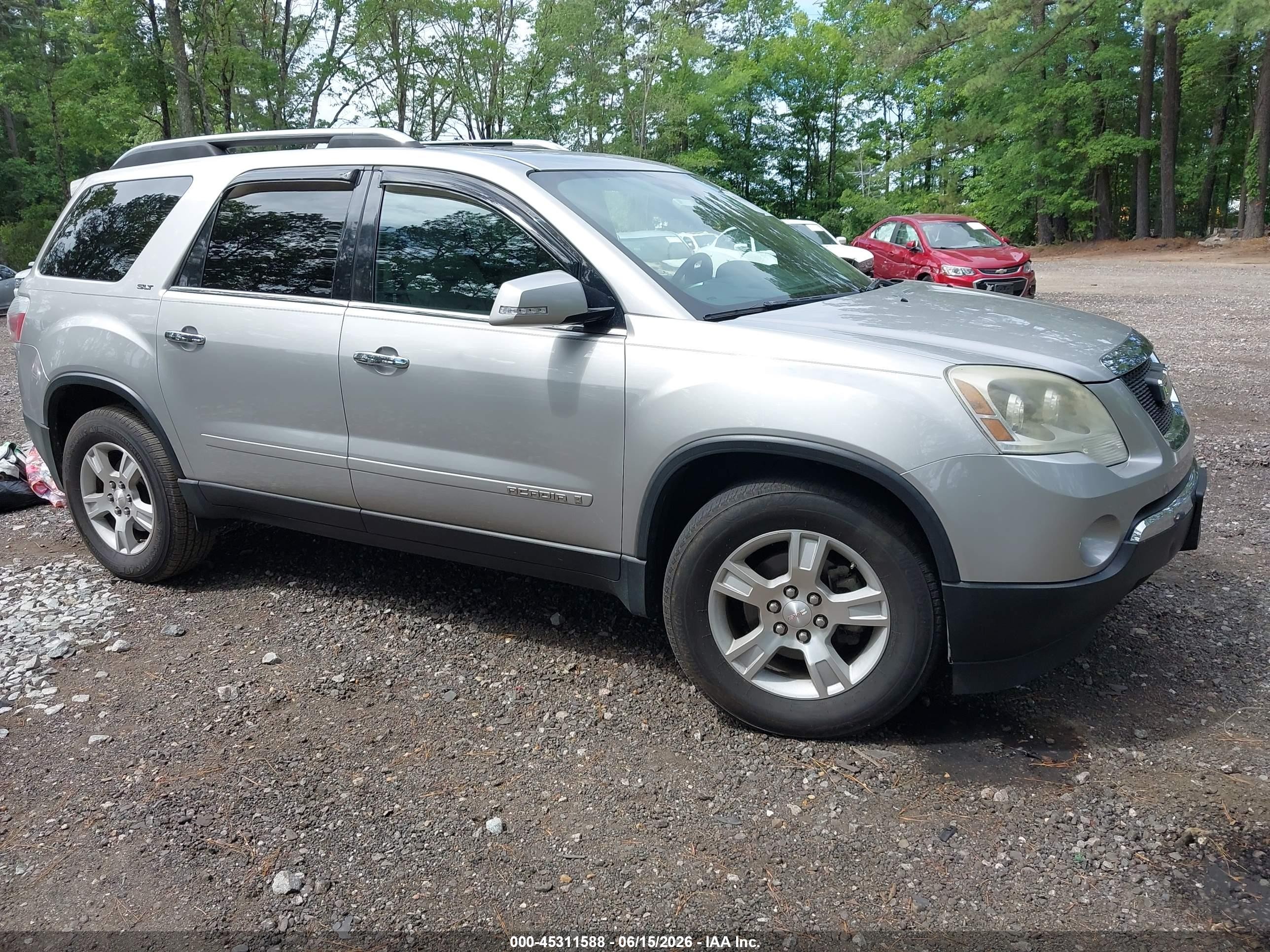 2008 GMC Acadia SLT2, VIN 1GKEV33718J122653 — Repossession