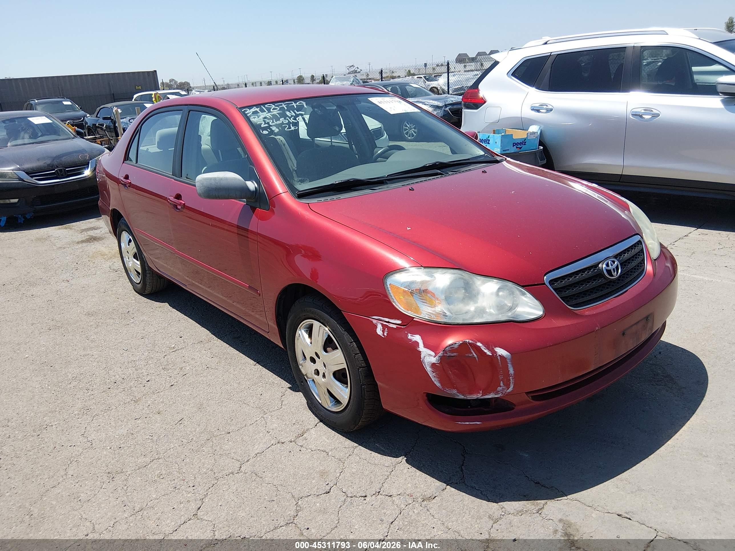 2007 Toyota Corolla S, VIN 1NXBR32E27Z922048 — Theft recovery