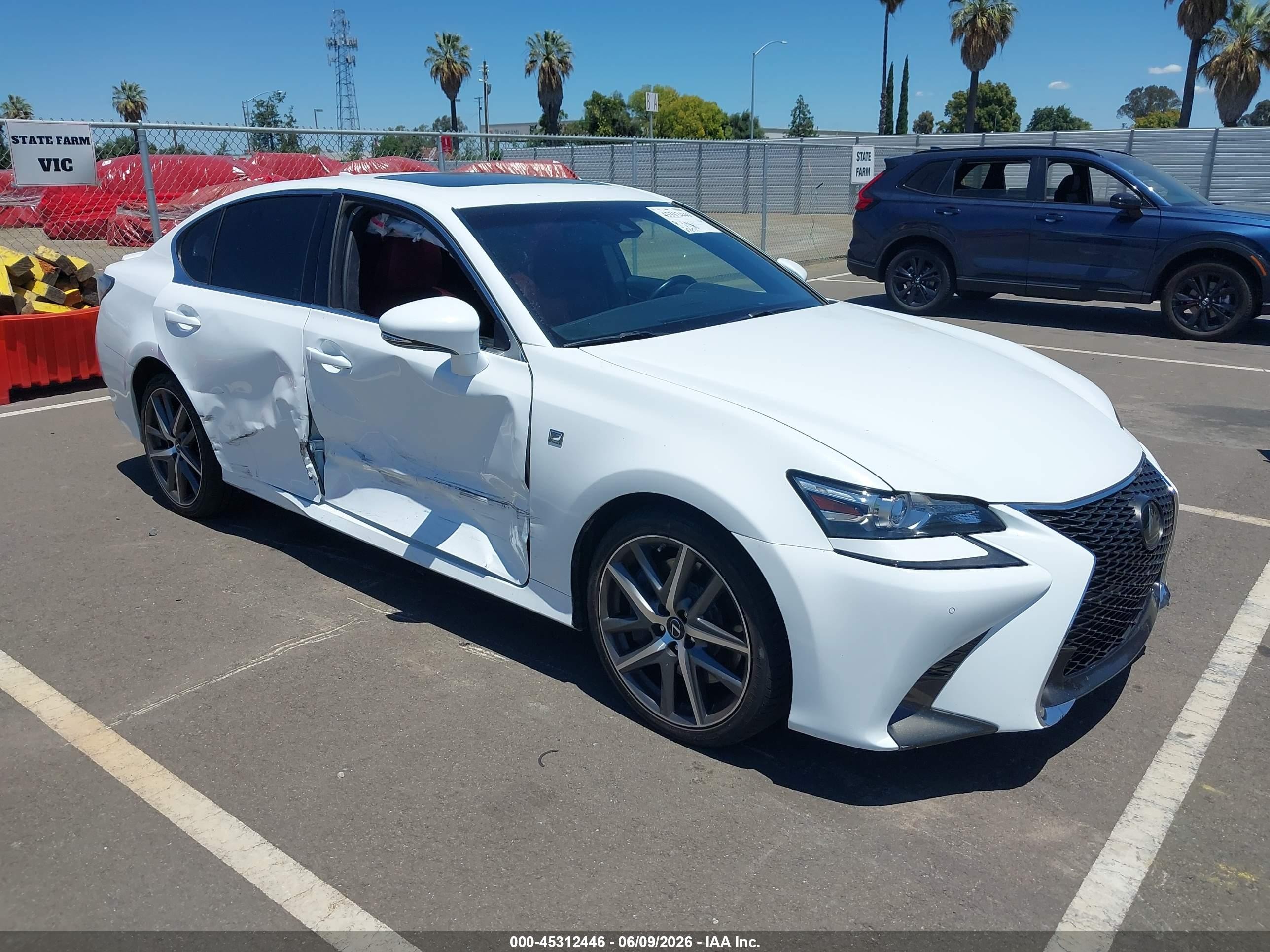 2018 Lexus GS 350 F Sport, VIN JTHBZ1BL7JA012877 — Side