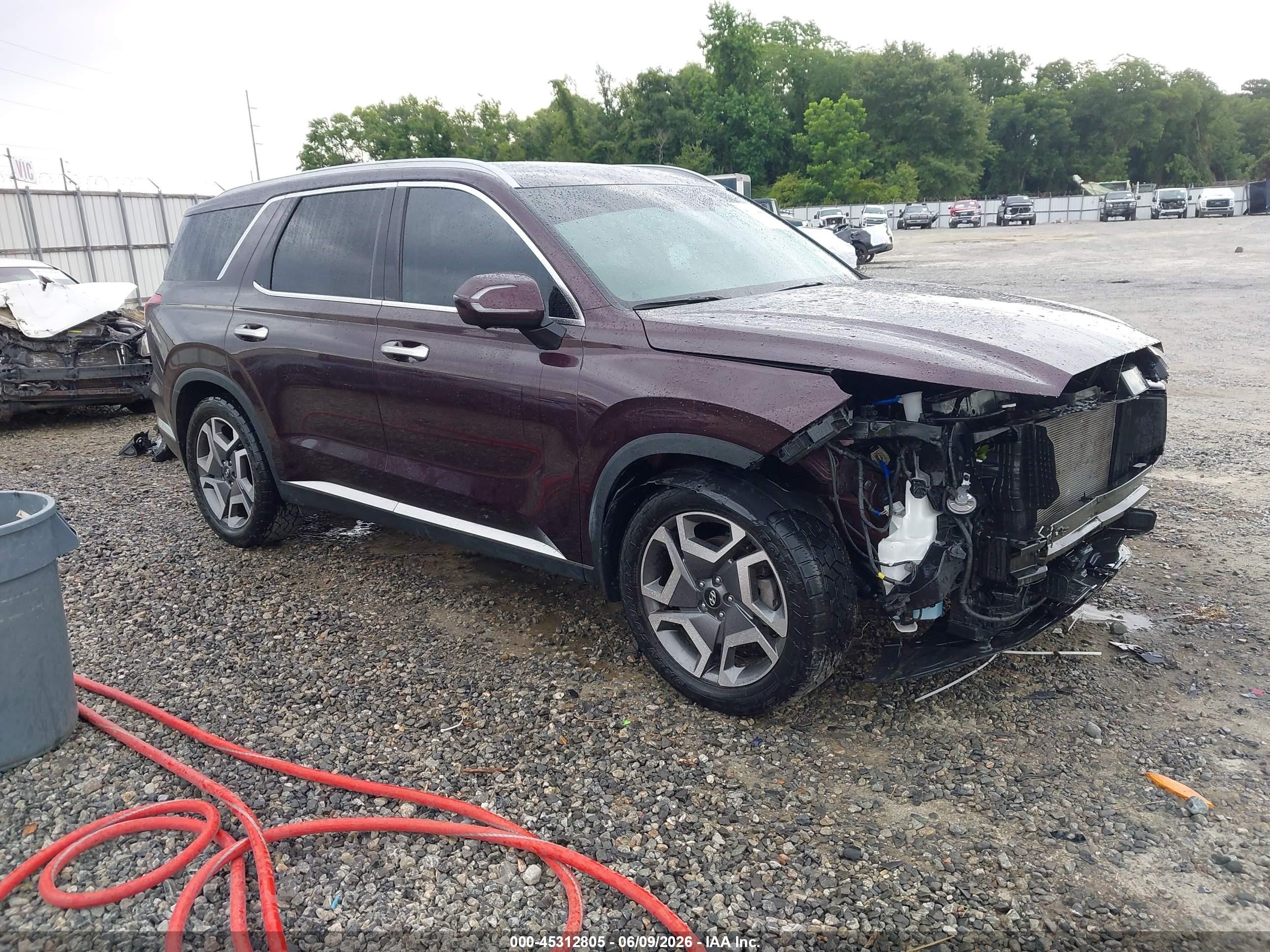2024 Hyundai Palisade Limited, VIN KM8R5DGE7RU693510 — Front end