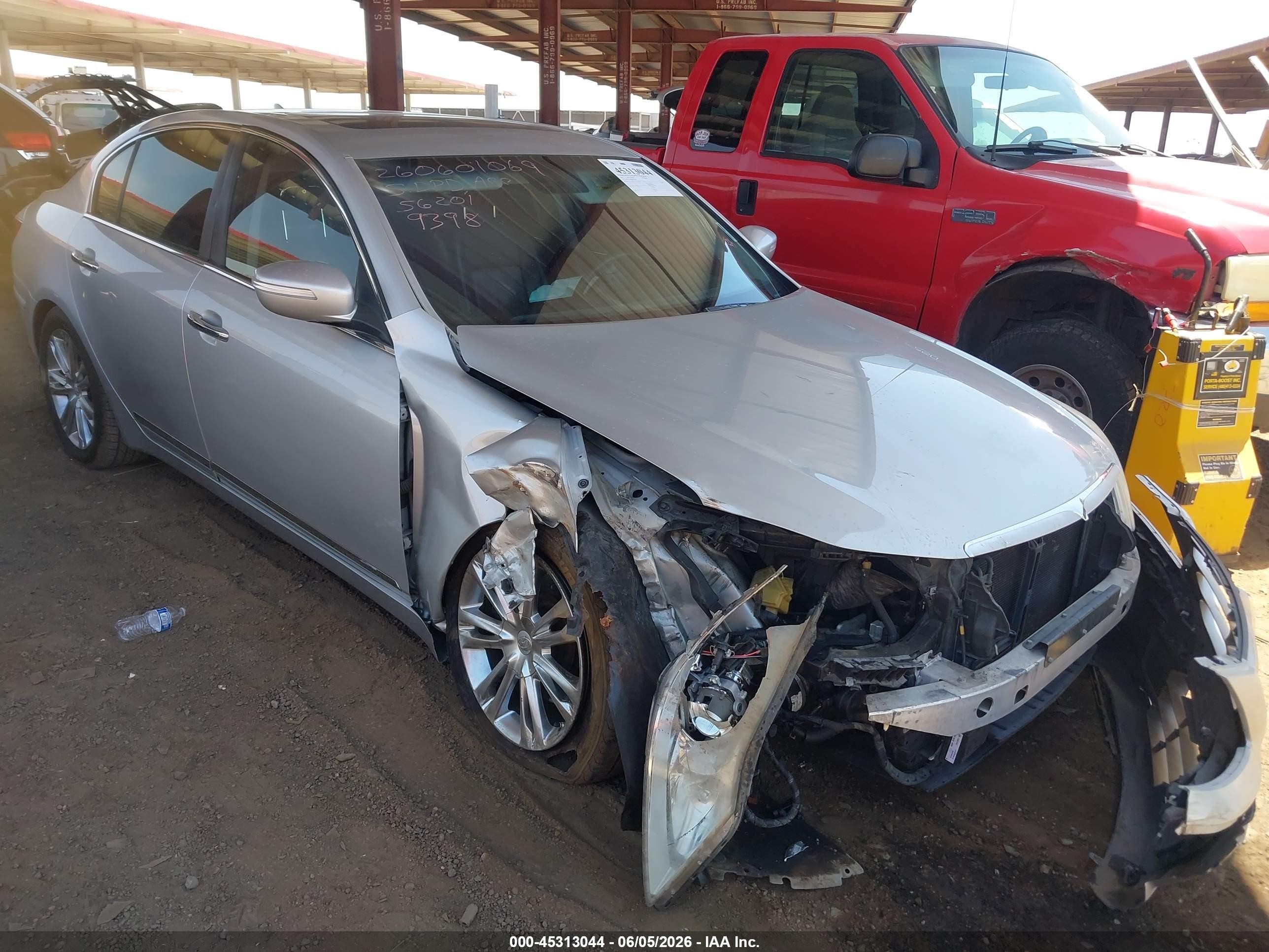 2011 Hyundai Genesis, VIN KMHGC4DF3BU129398 — Not stated