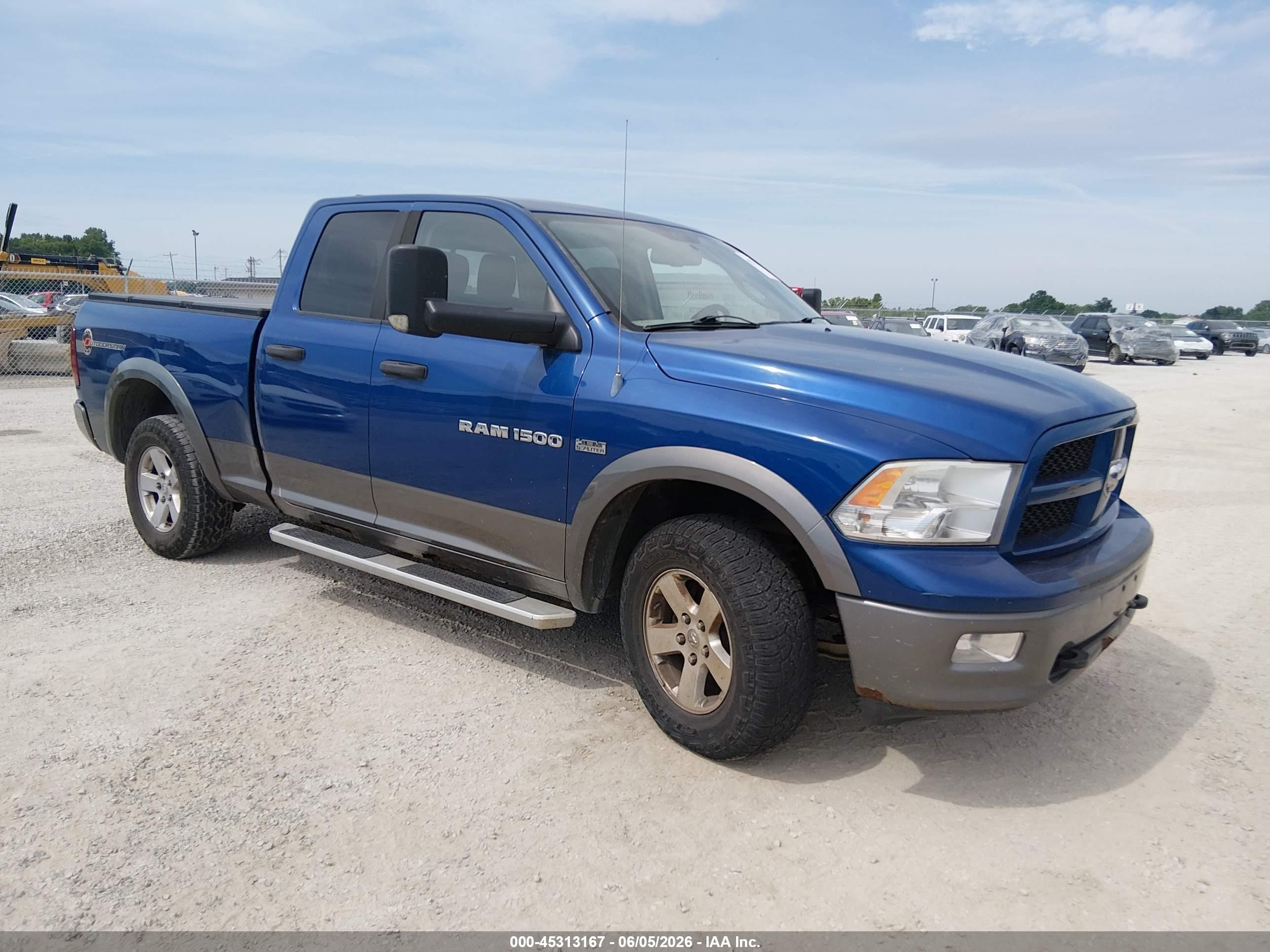 2011 Ram 1500 Laramie, VIN 1D7RV1GT8BS706368 — Roof