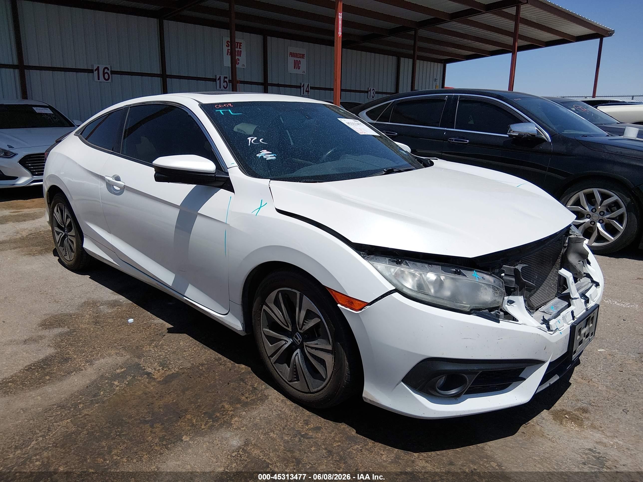 2018 Honda Civic EX-T, VIN 2HGFC3B31JH351489 — Front end
