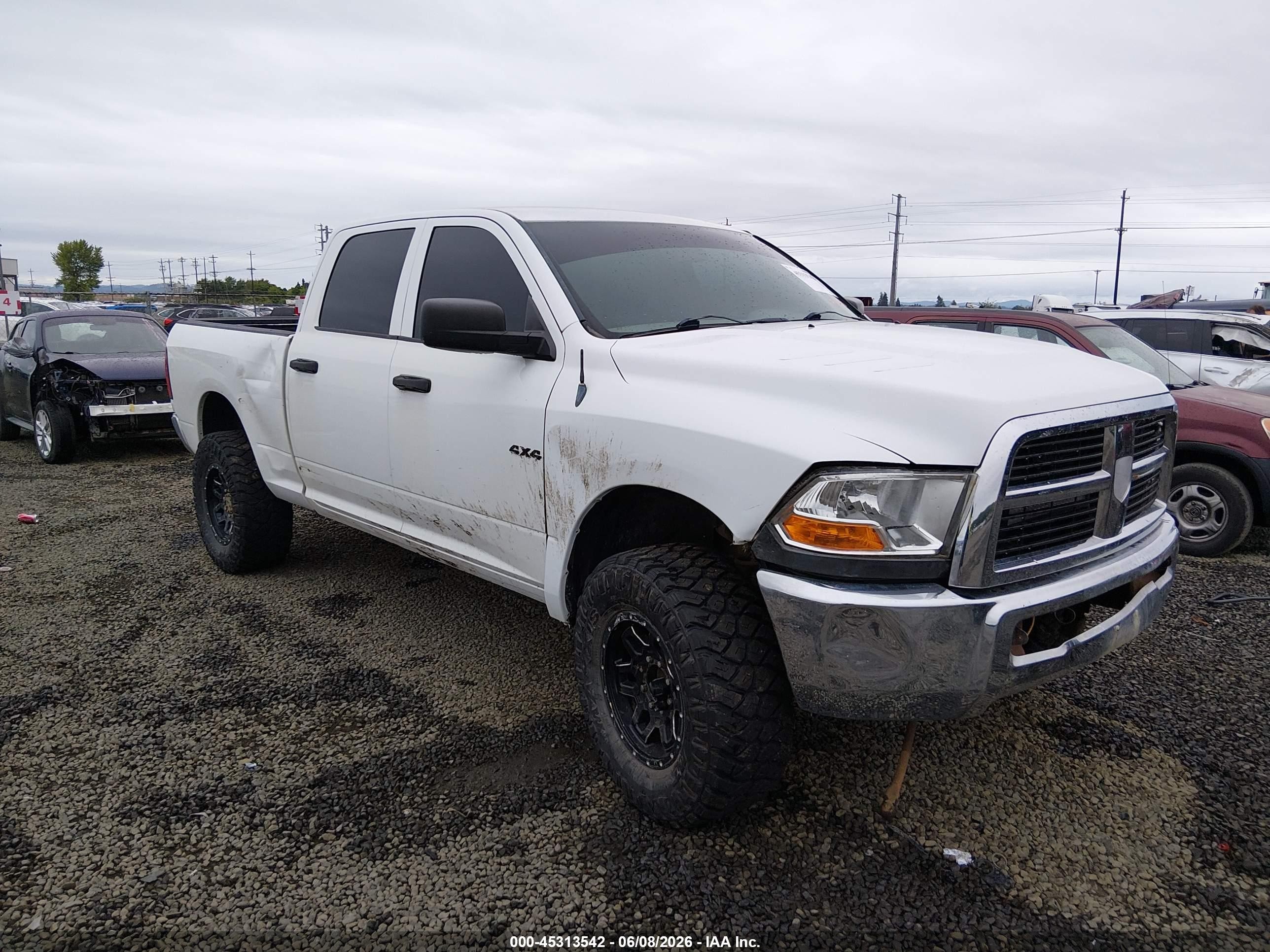 2010 Dodge 2500 SLT, VIN 3D7TT2CT5AG187017 — All over