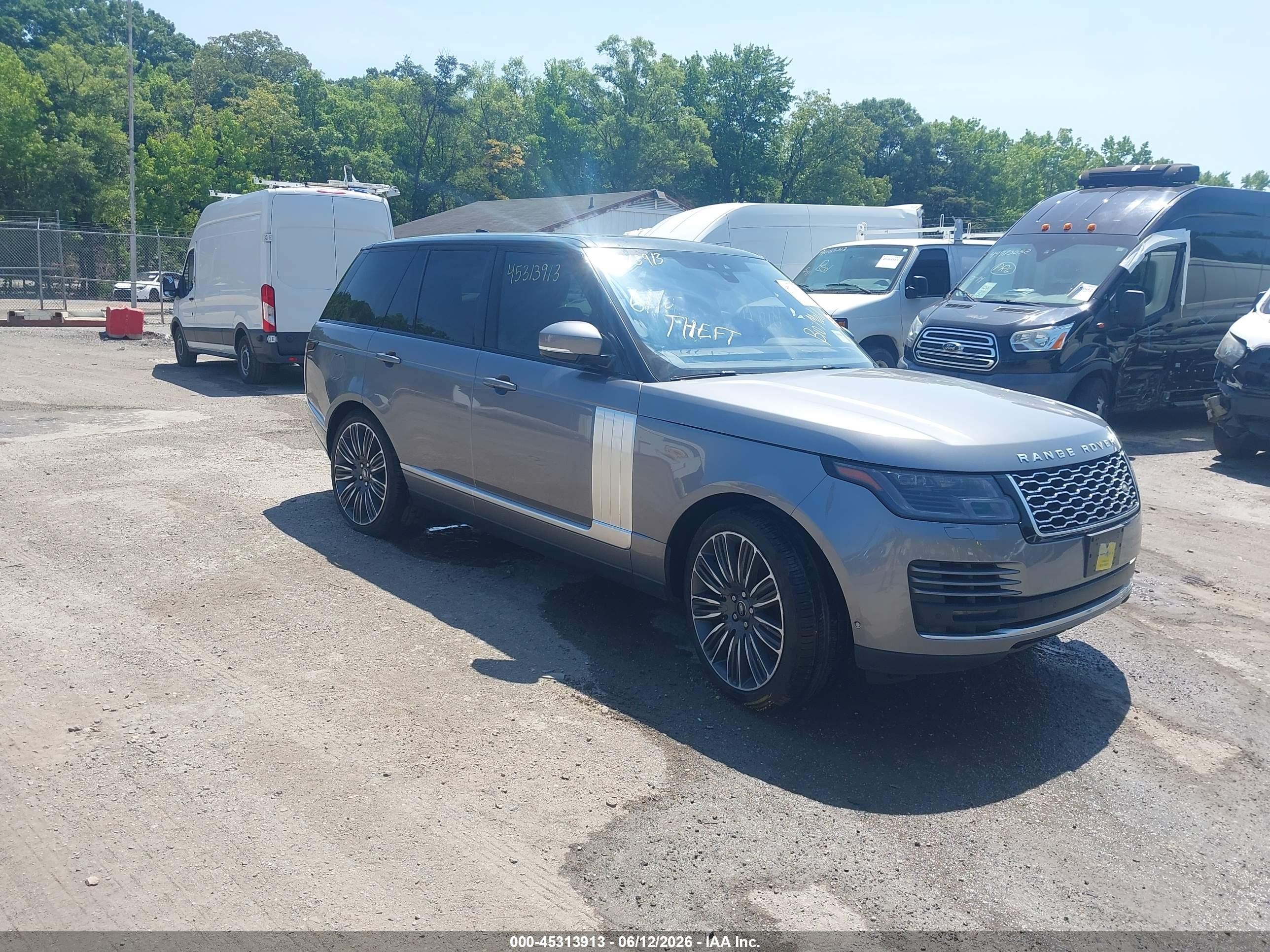 2022 Land Rover Range Rover Westminster, VIN SALGS2RU3NA464744 — Theft recovery