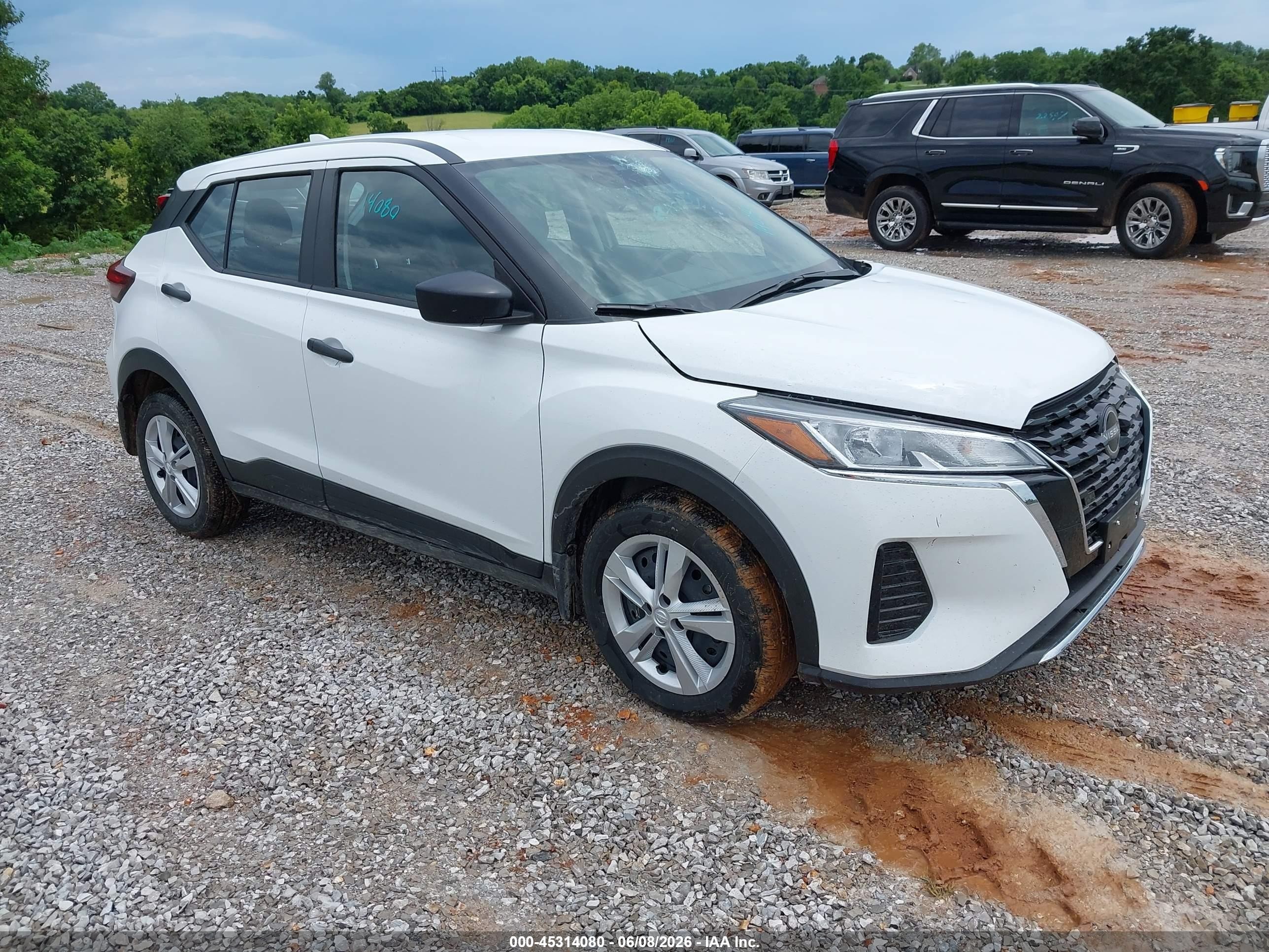 2025 Nissan Kicks Play S, VIN 3N1CP5BV9SL499470 — Hail