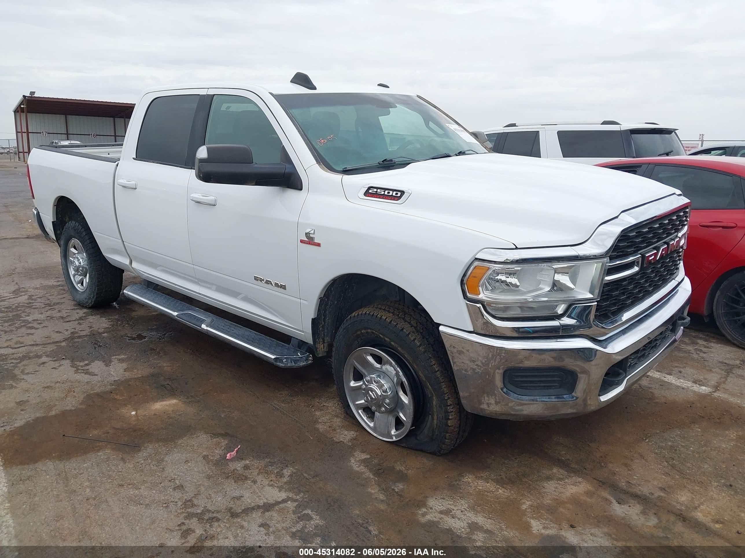 2021 Ram 2500 Big Horn, VIN 3C6UR5DL2MG628546 — Разукомплектован