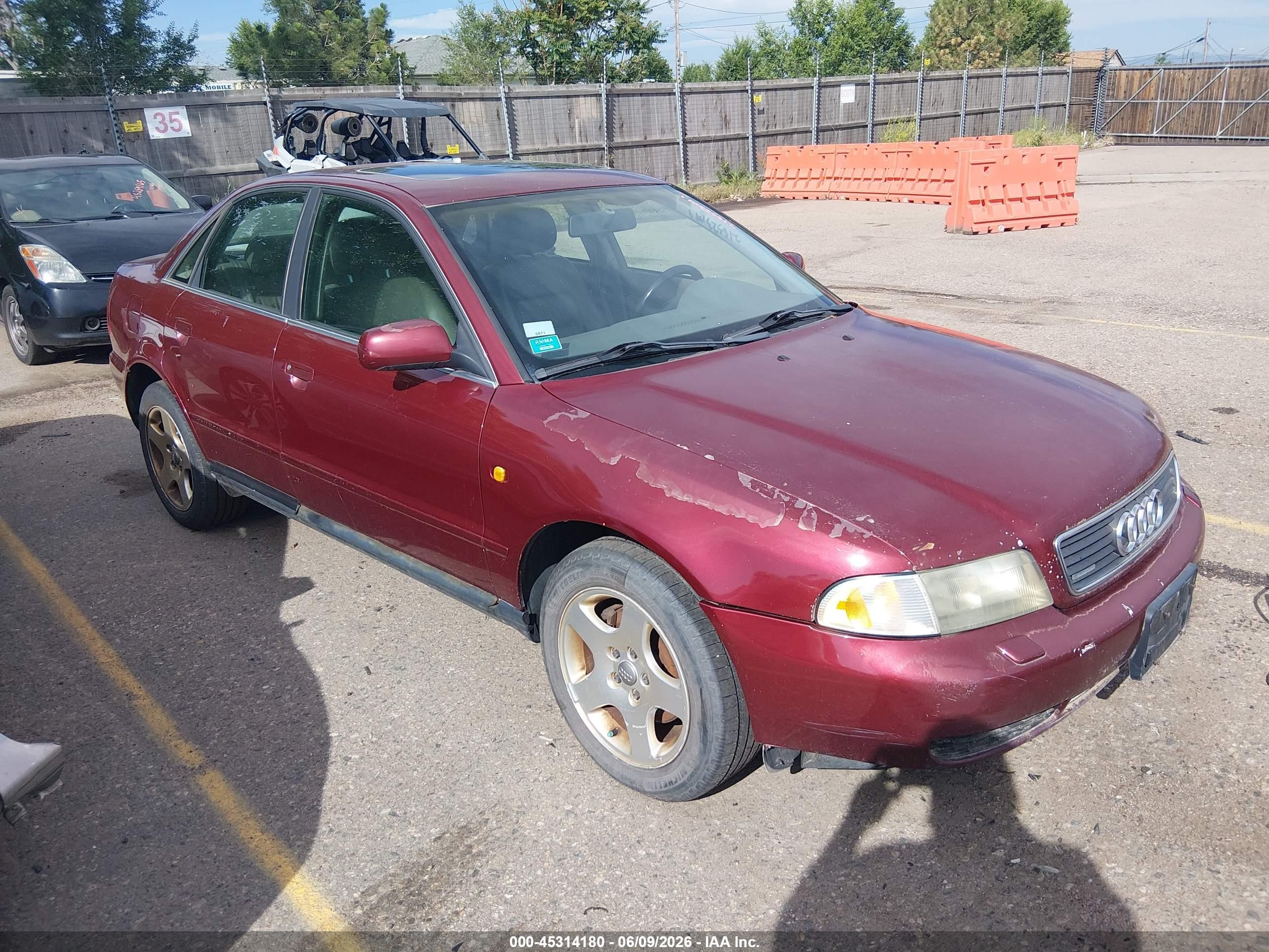 1999 Audi A4, VIN WAUED28D4XA000968 — Обычный износ