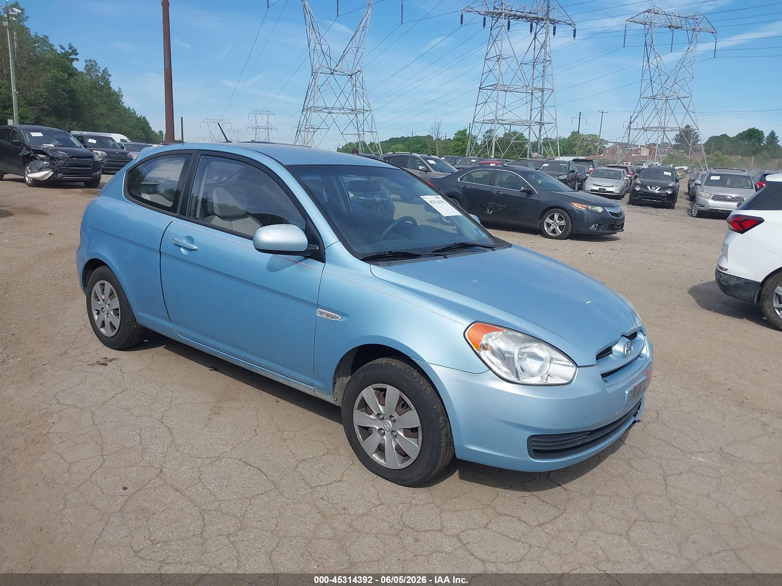 2010 Hyundai Accent GS, VIN KMHCM3AC3AU185436 — Normal wear