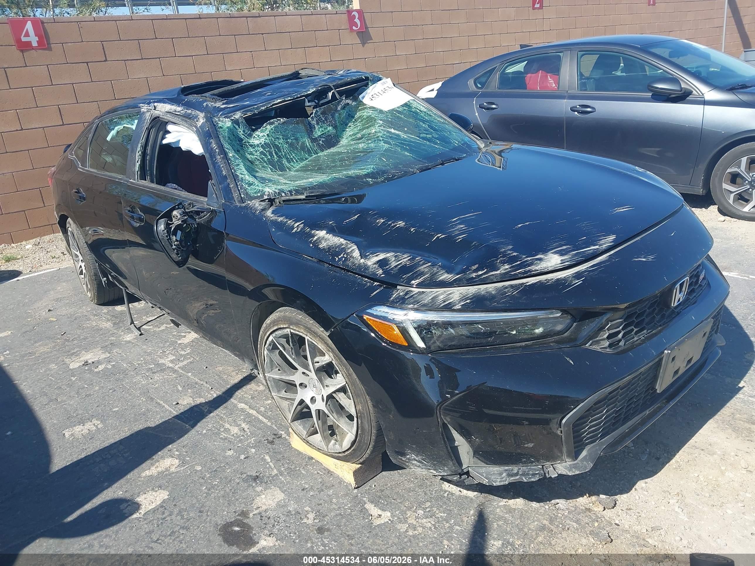2025 Honda Civic Si, VIN 2HGFE1E56SH476565 — Rollover