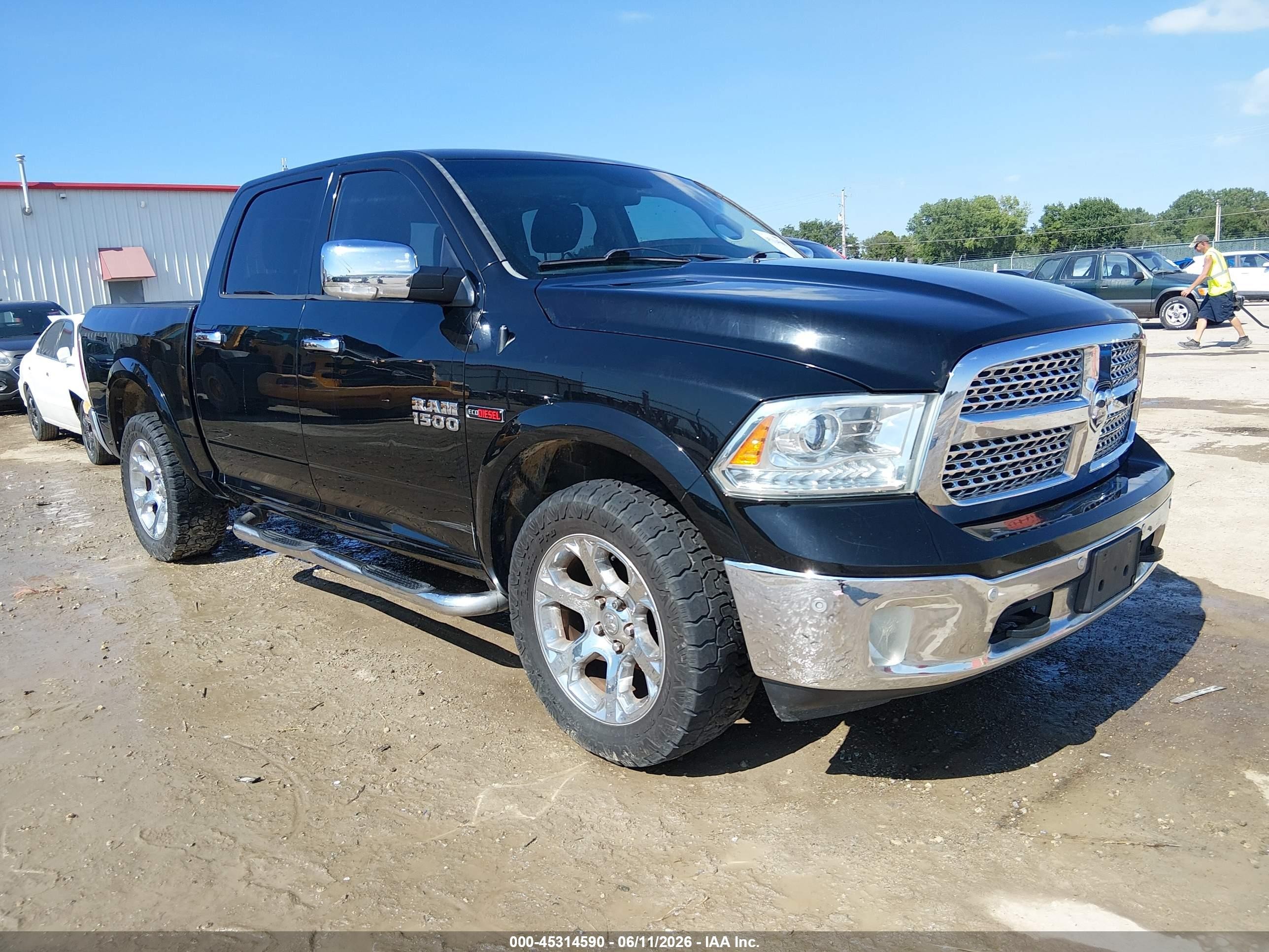 2014 Ram 1500 Laramie, VIN 1C6RR6NM7ES474770 — Theft recovery