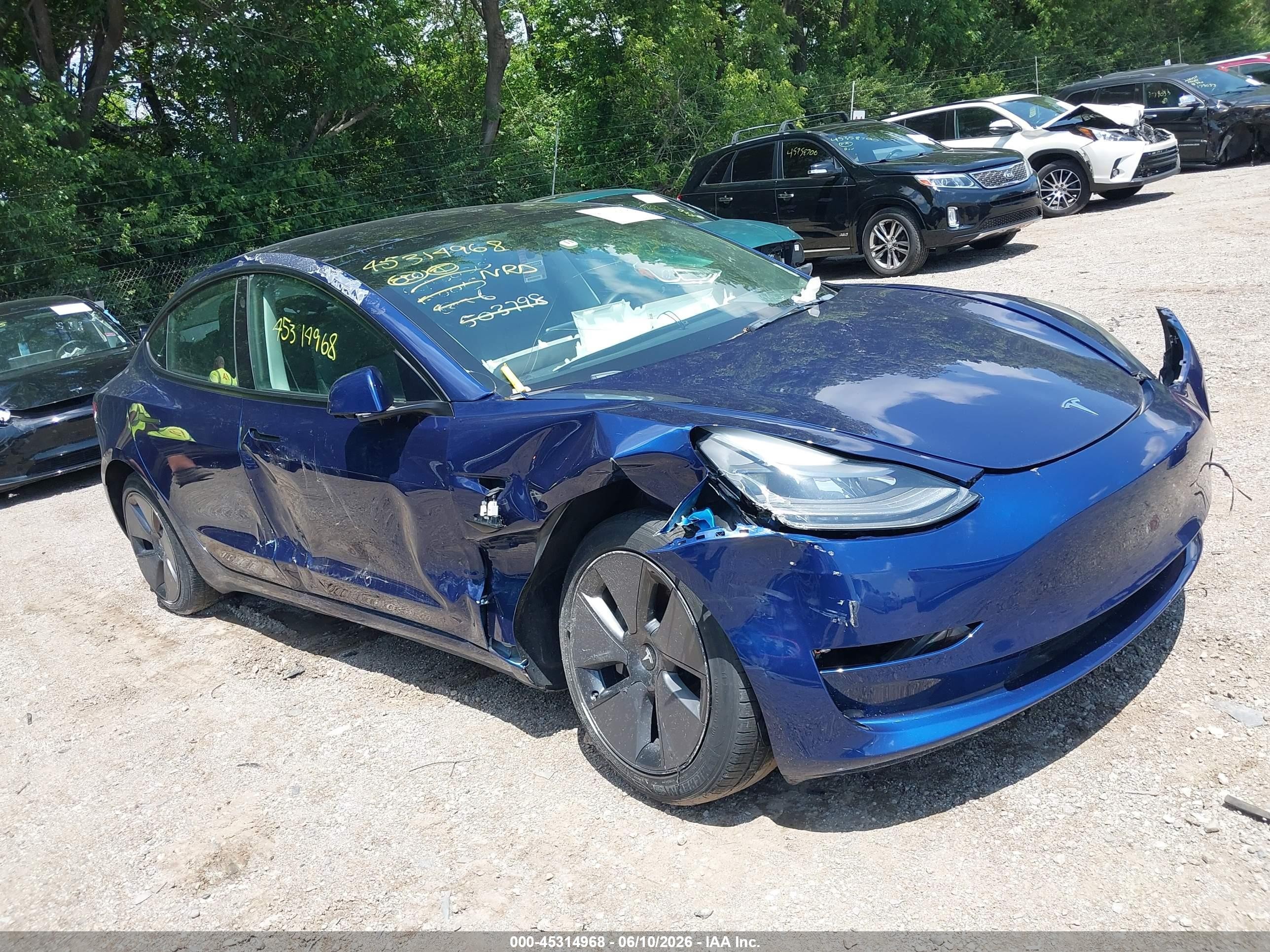 2023 Tesla Model 3, VIN 5YJ3E1EA7PF503798 — Repossession