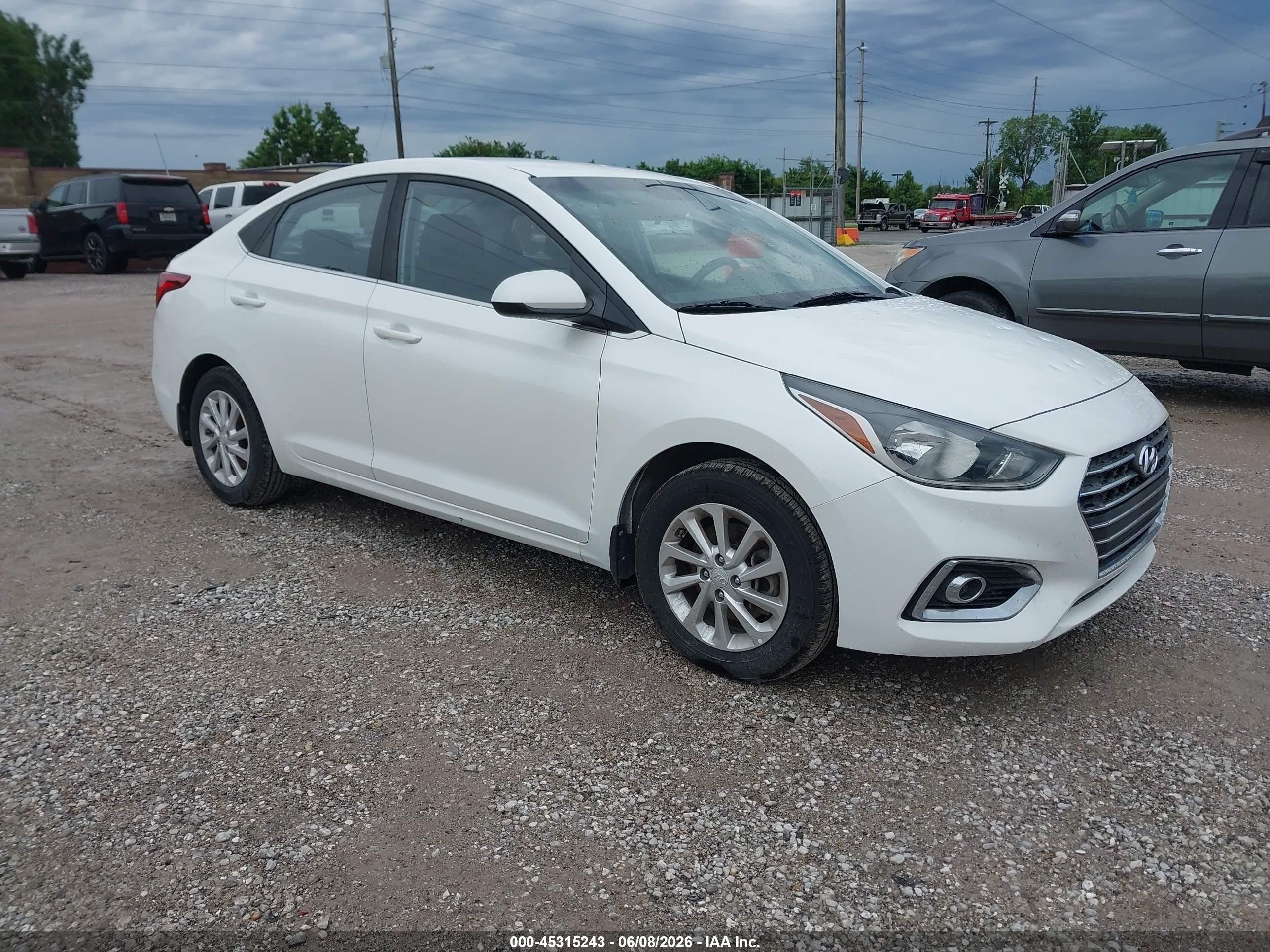 2019 Hyundai Accent SE, VIN 3KPC24A34KE045931 — Hail