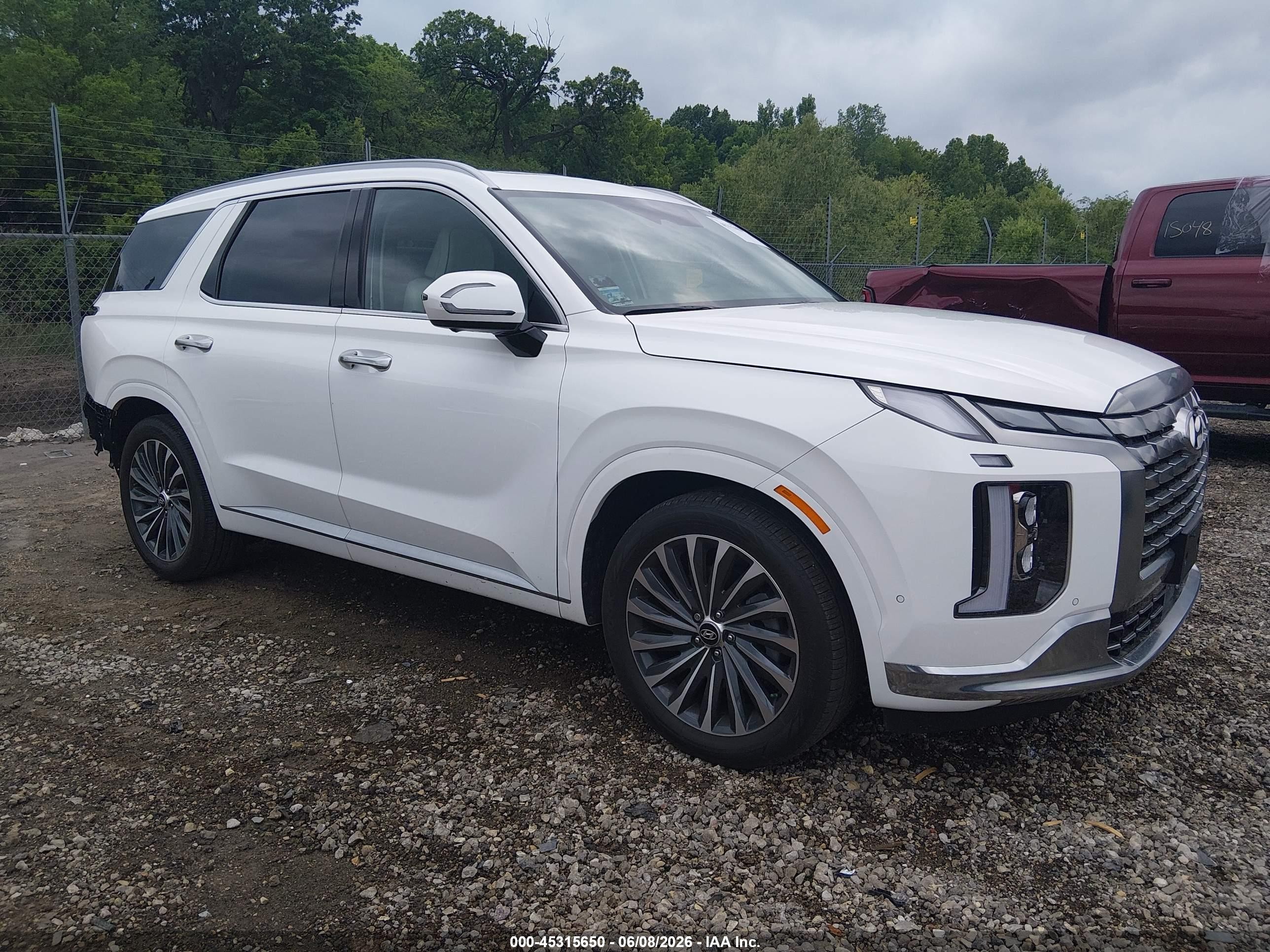 2024 Hyundai Palisade Calligraphy, VIN KM8R7DGE4RU742415 — Rear end