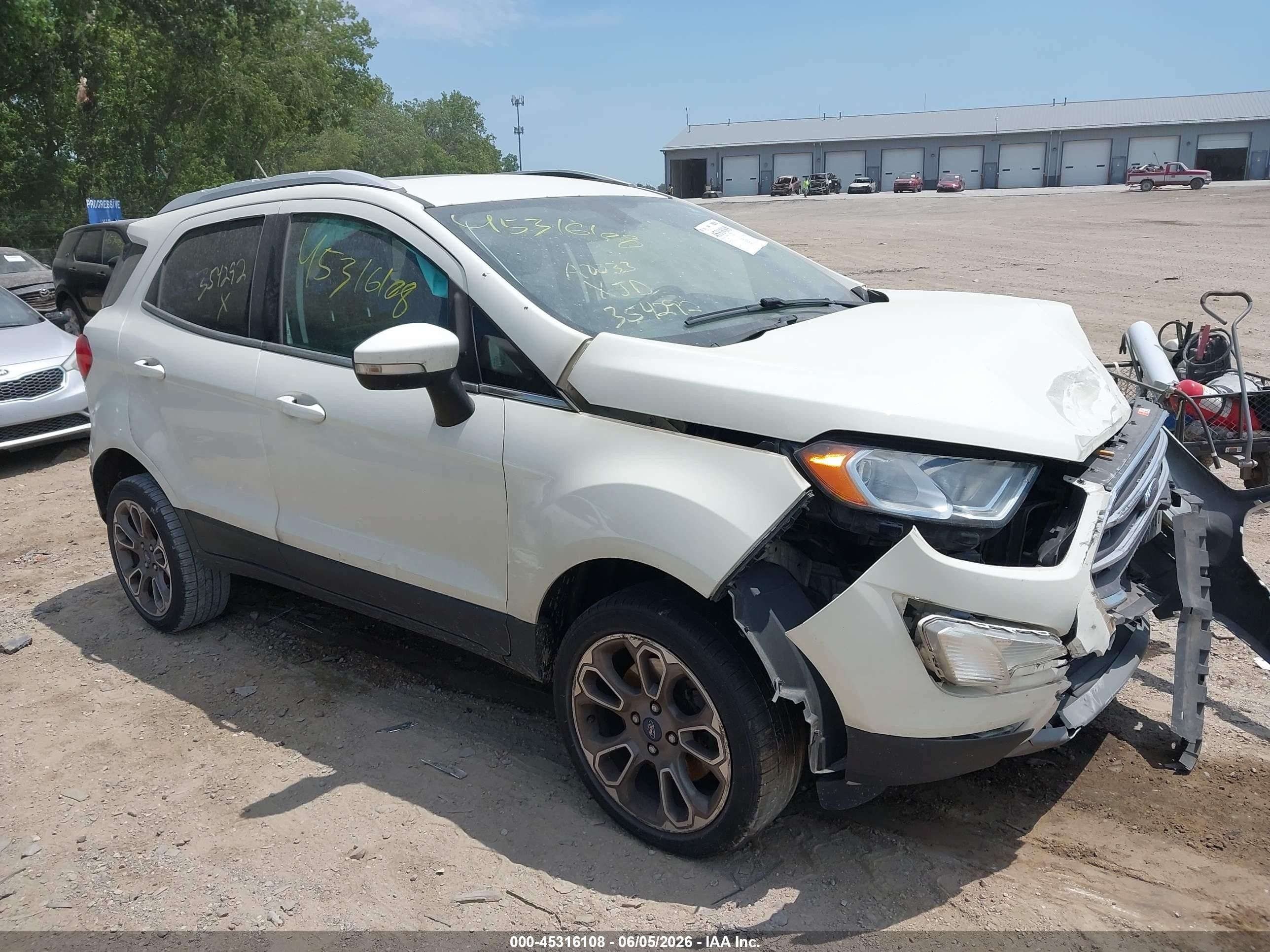 2020 Ford EcoSport Titanium, VIN MAJ6S3KL1LC354292 — Front end