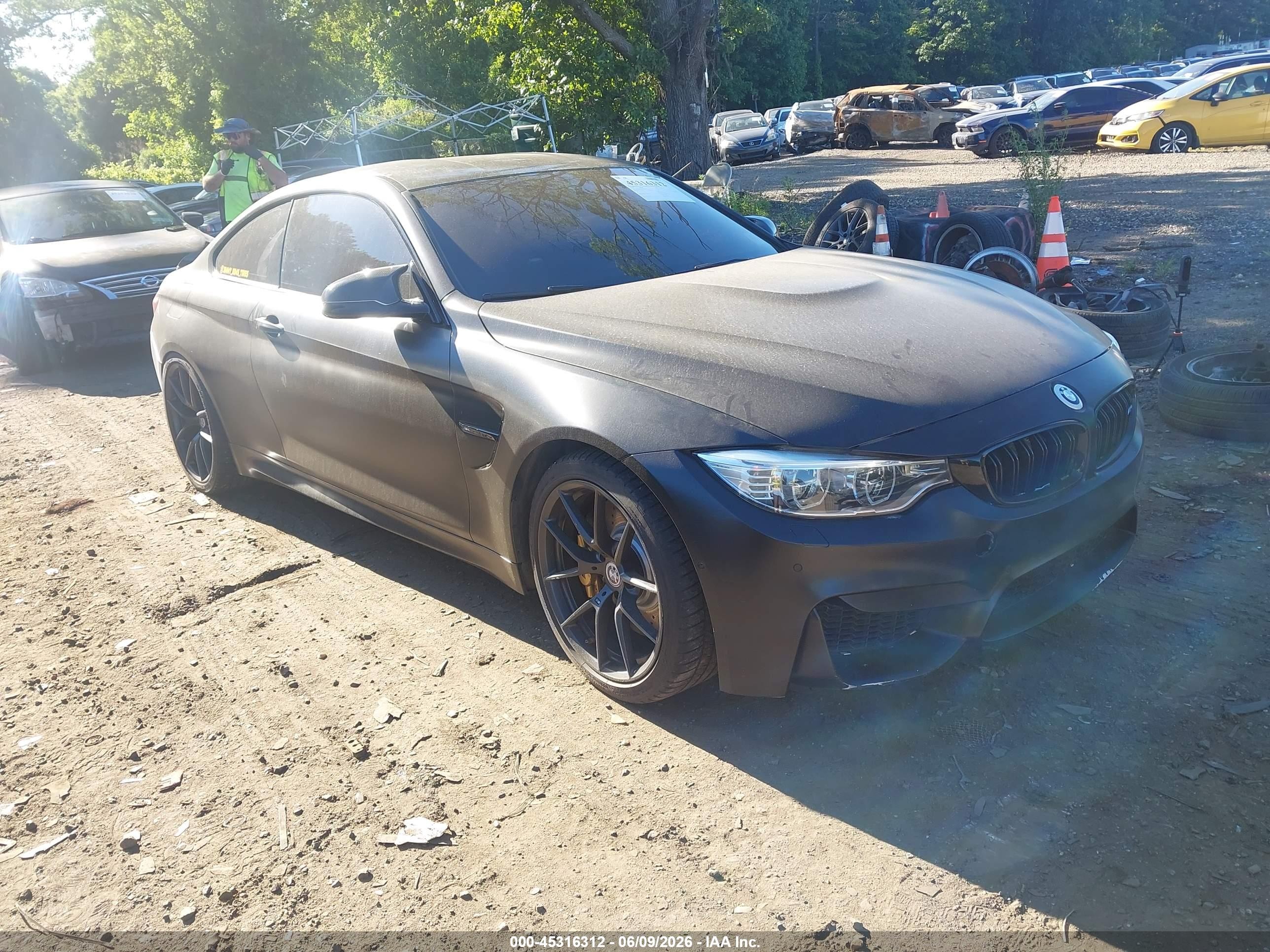 2015 BMW M4, VIN WBS3R9C55FK329507 — Вода / потоп