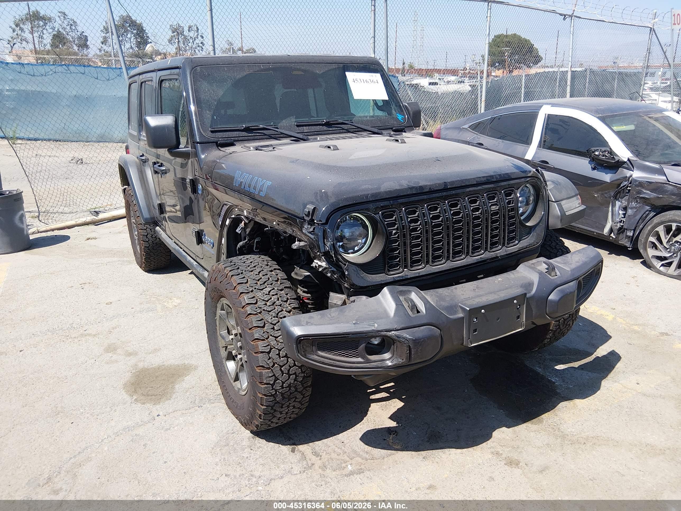 2025 Jeep Wrangler Willys, VIN 1C4RJXN61SW578778 — Front end