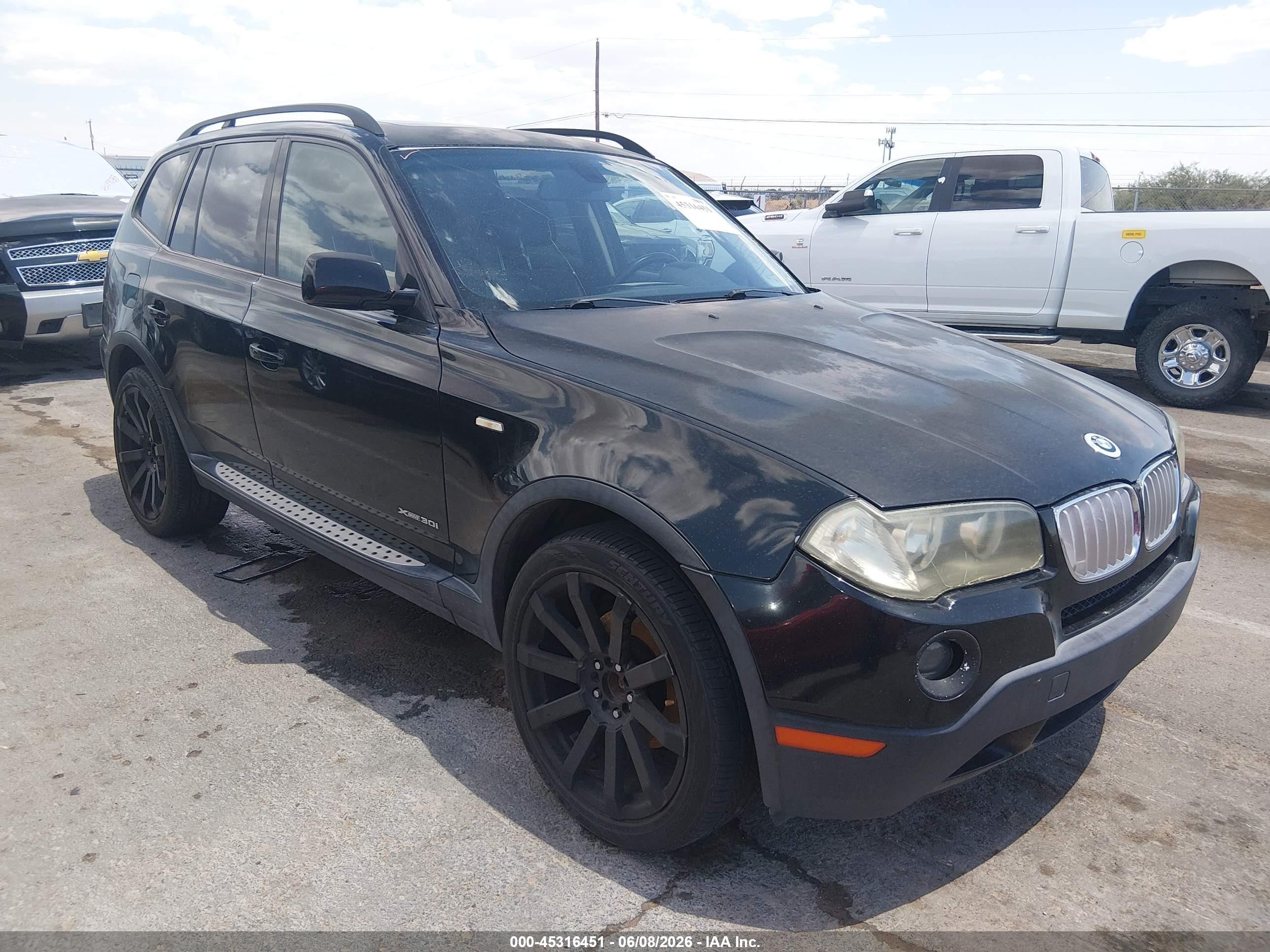 2009 BMW X3 xDrive30i, VIN WBXPC934X9WJ28297 — Normal wear