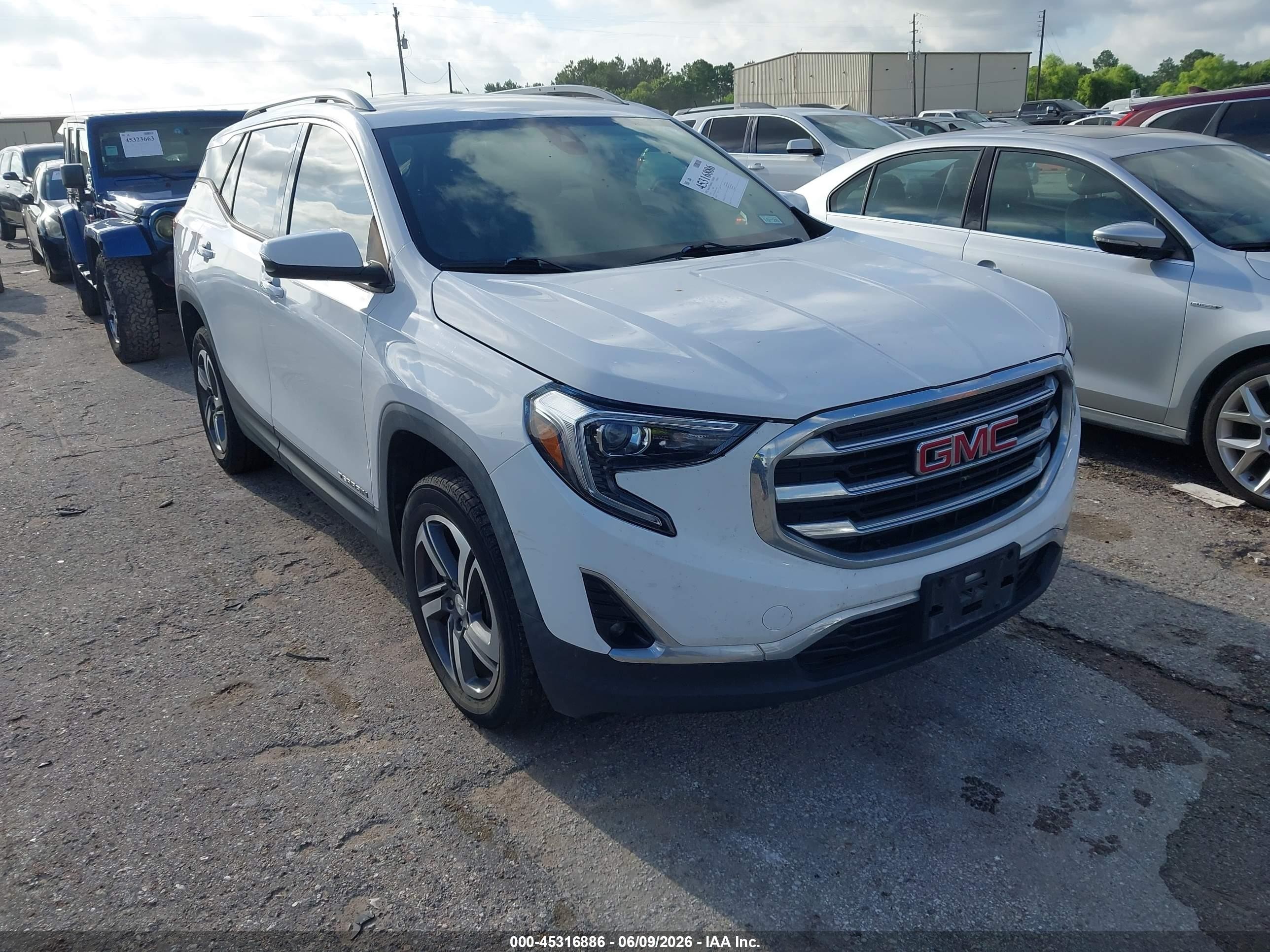 2020 GMC Terrain SLT, VIN 3GKALVEV3LL267612 — Repossession