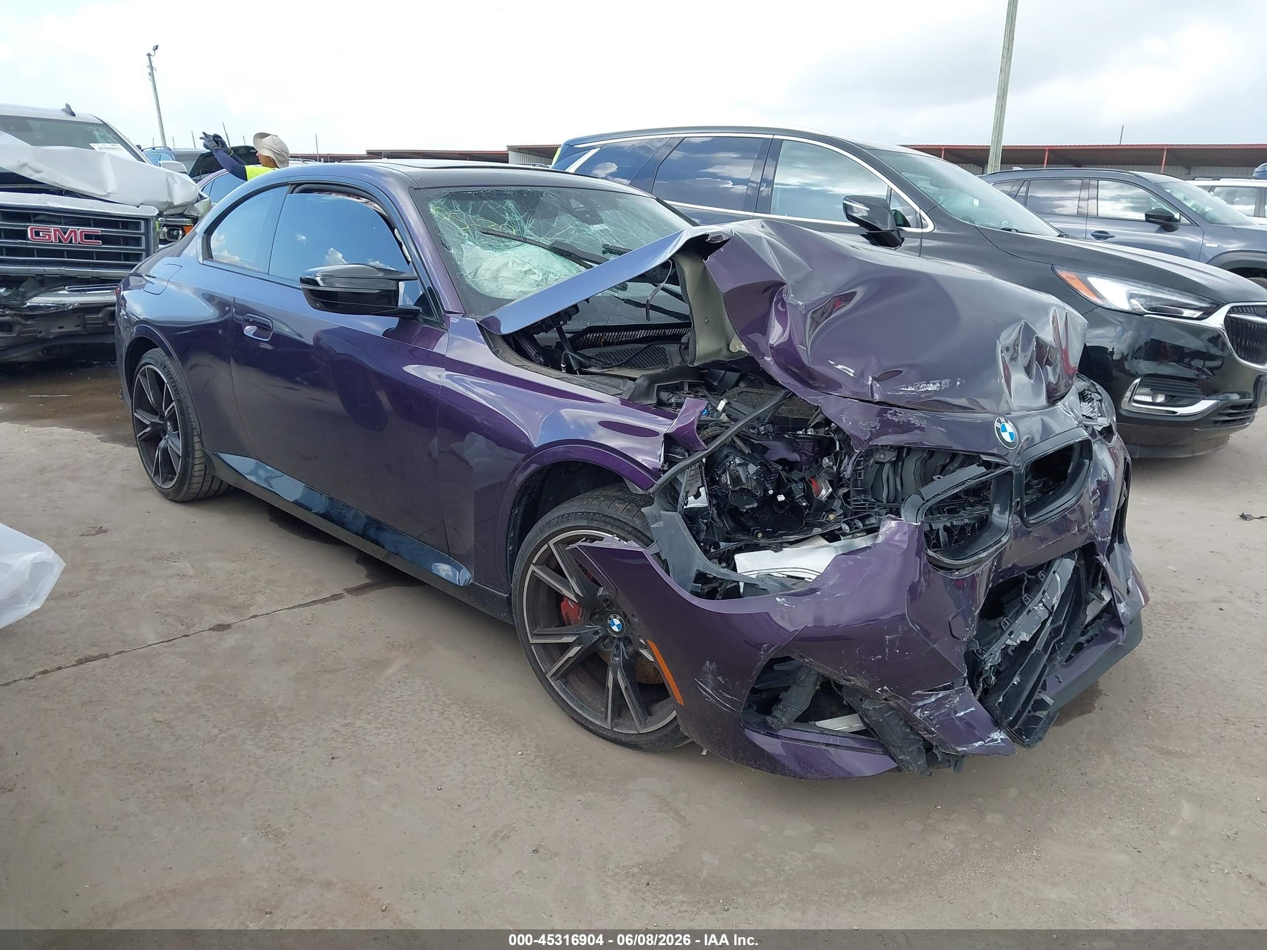 2023 BMW 2 Series M240i xDrive, VIN 3MW53CM01P8C80811 — Front end