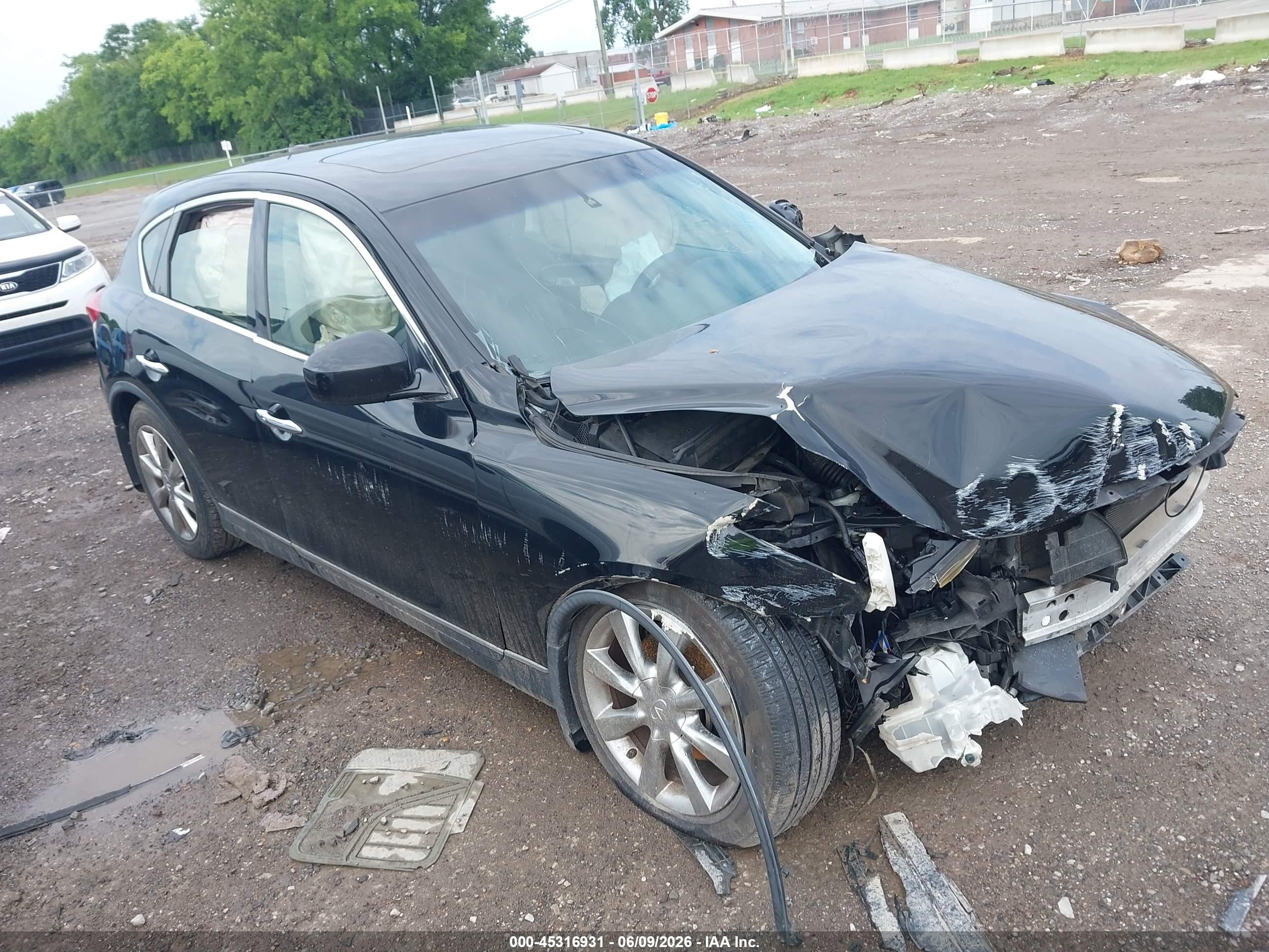 2012 Infiniti EX Journey, VIN JN1AJ0HP6CM401037 — Front end