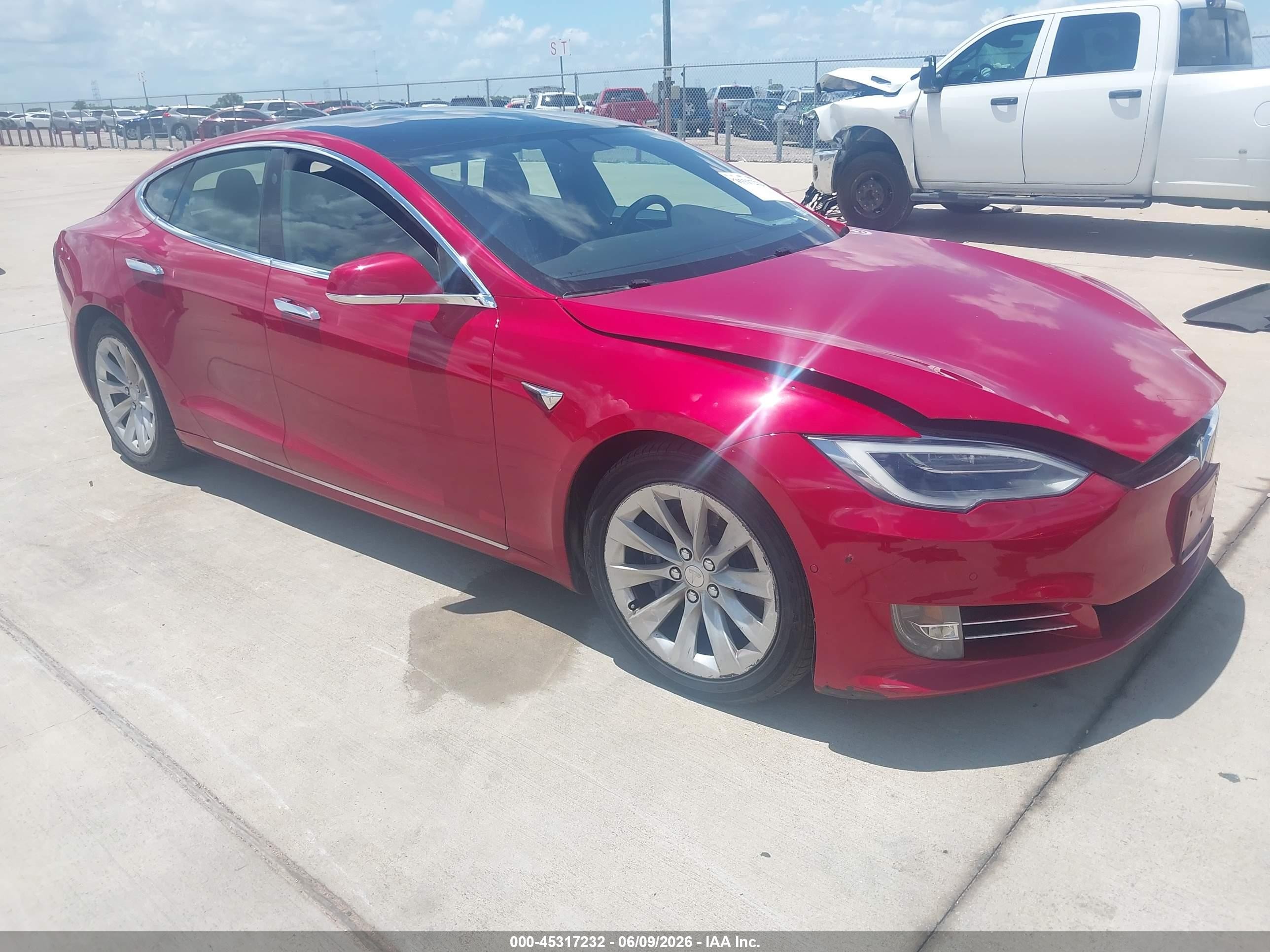 2017 Tesla Model S 100D, VIN 5YJSA1E20HF198453 — Water / flood