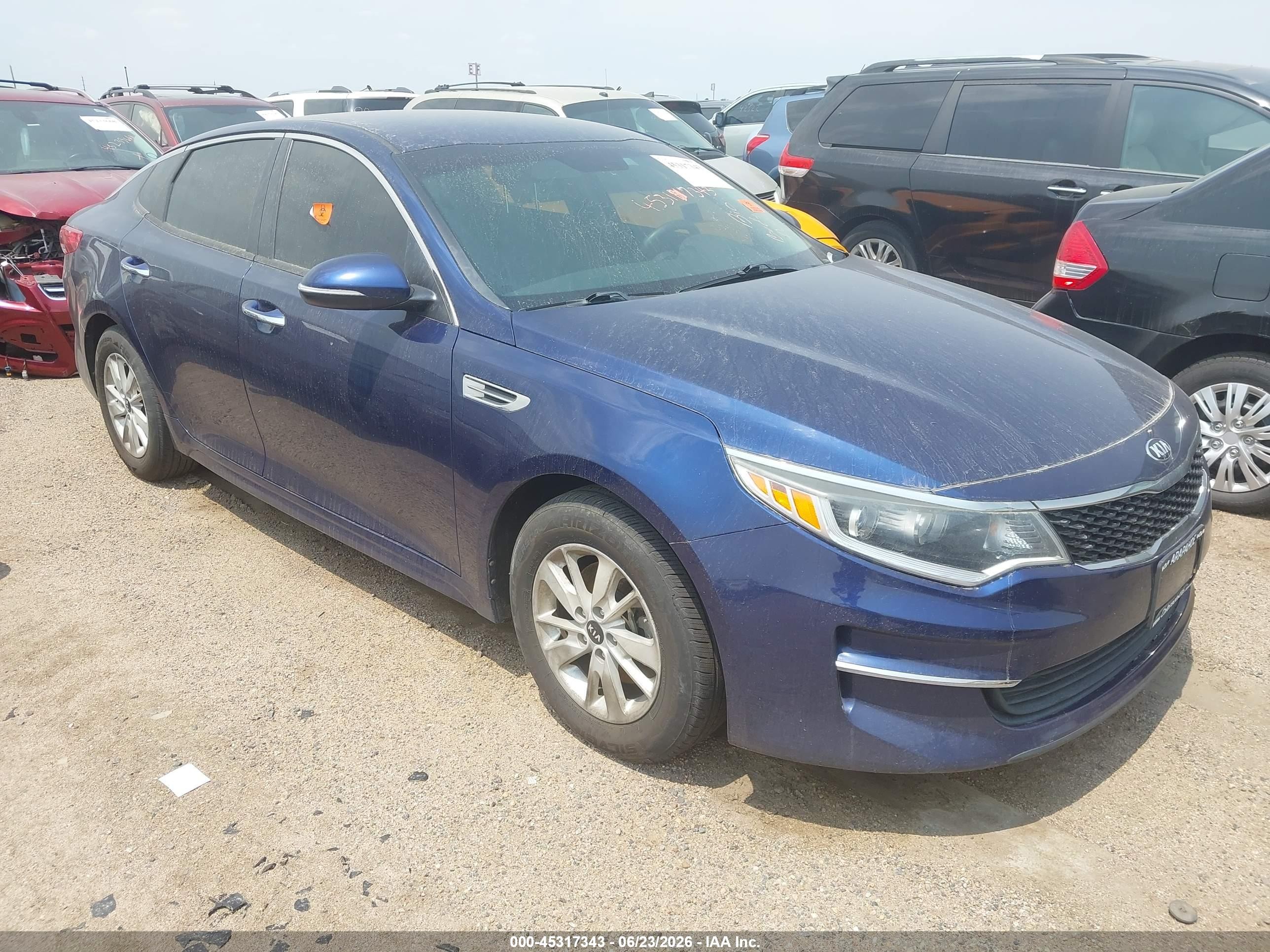 2018 Kia Optima LX, VIN 5XXGT4L3XJG188979 — Biohazard / chemical