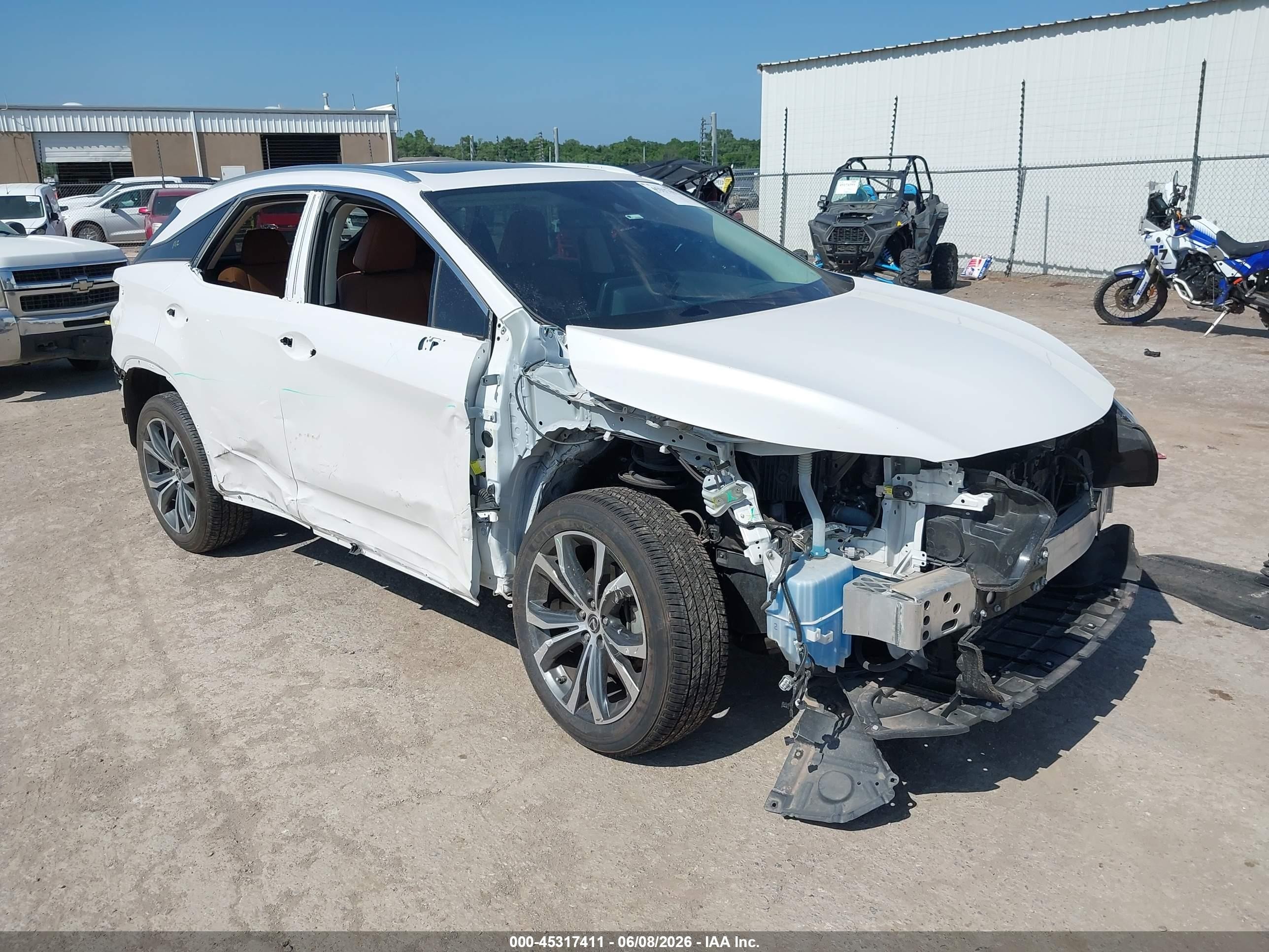 2021 Lexus RX 350, VIN 2T2HZMAA3MC198359 — Перед